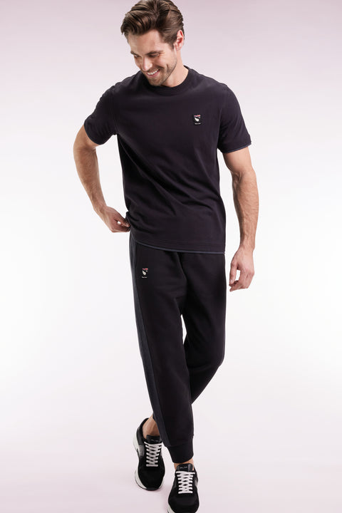 Jogging en molleton noir New Zealand coupe Relaxed - Image 3