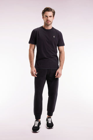 Jogging en molleton noir New Zealand coupe Relaxed