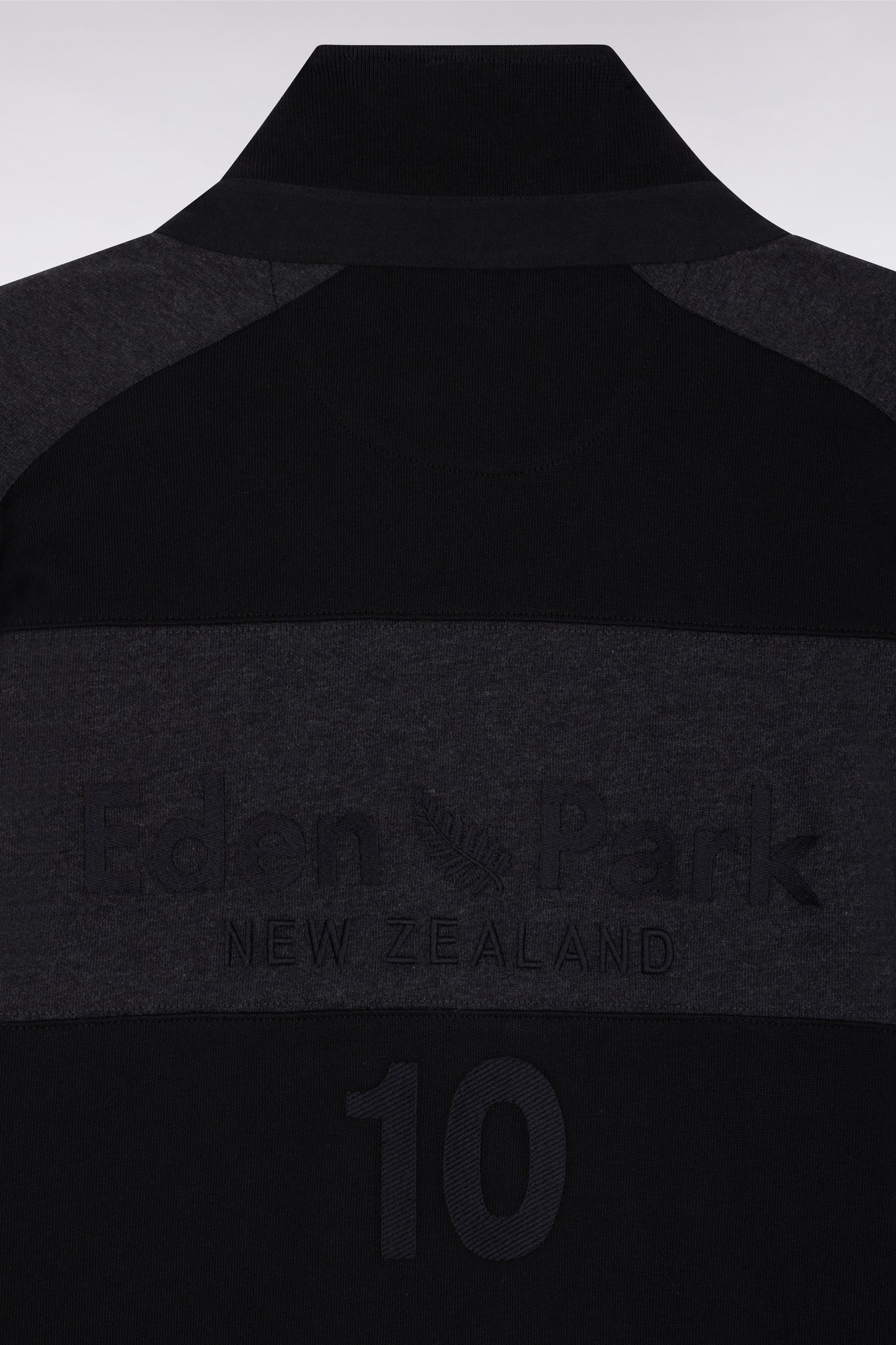 Maillot à manches longues rayé Nouvelle Zélande en jersey de coton épais gris