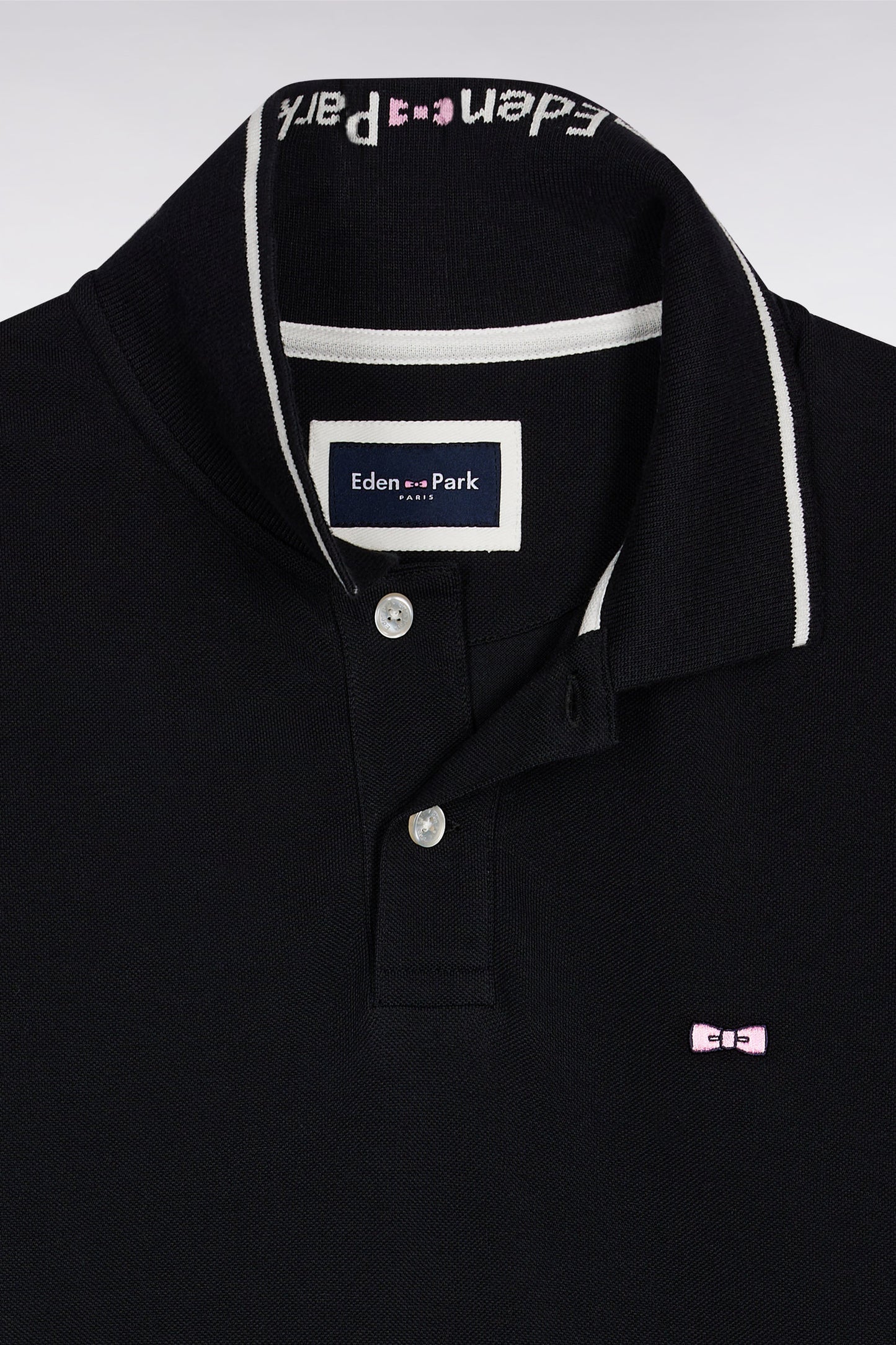 Polo à manches courtes noir