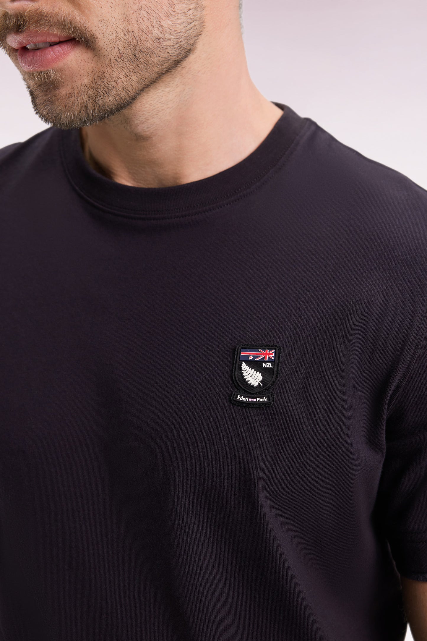T-shirt à manches courtes en coton noir
