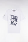 T-shirt à manches courtes blanc sérigraphie XV de France