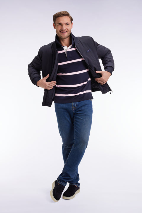 Blouson Starter zippé marine - Image 3
