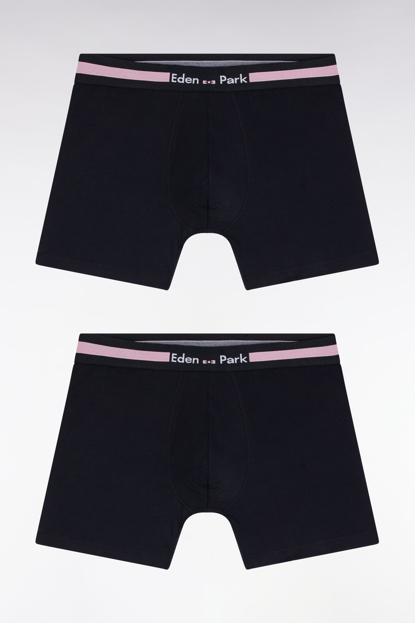 Lot de deux boxers en jersey de coton stretch marine