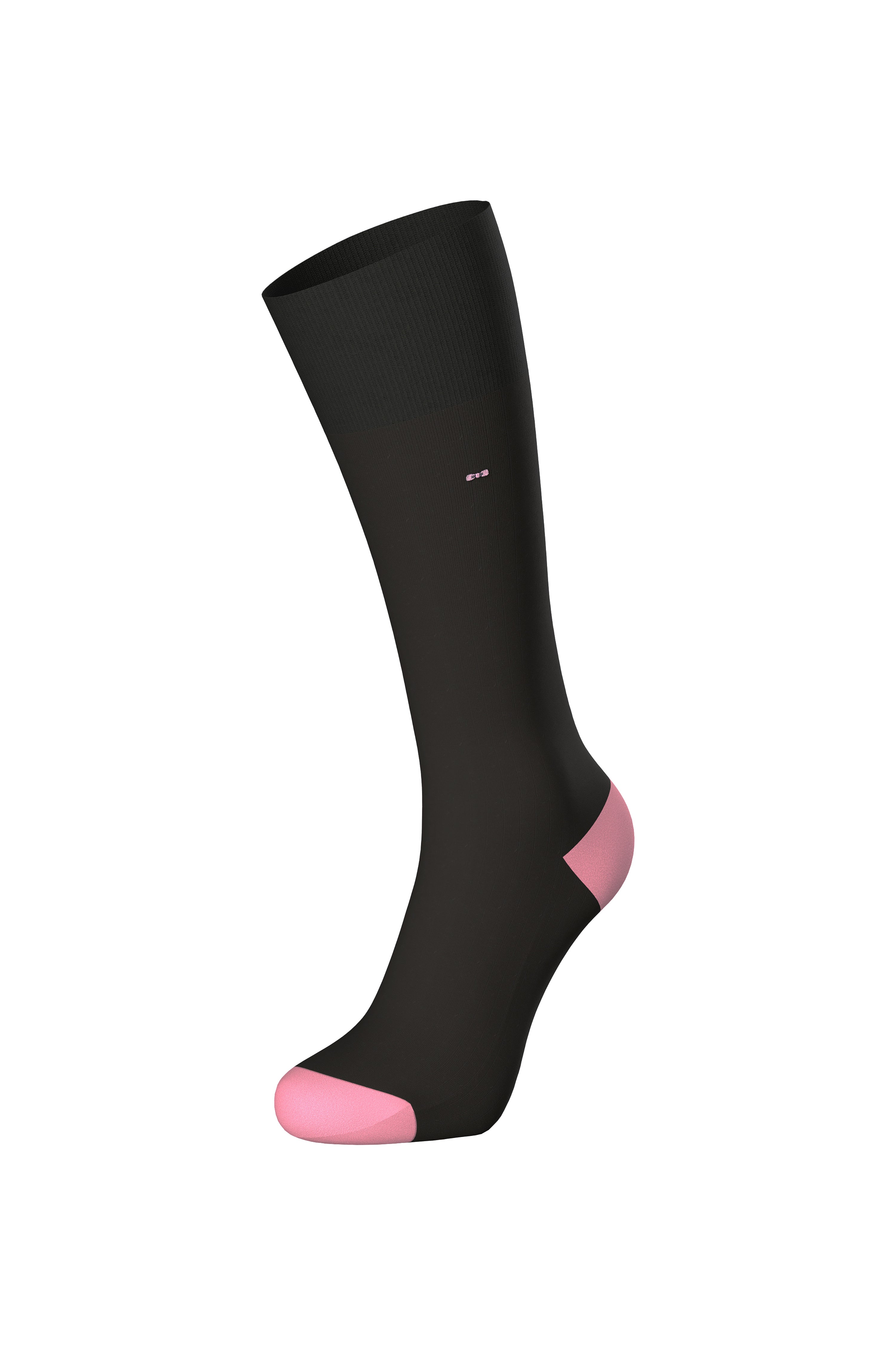 Paire de chaussettes en coton mélangé noir