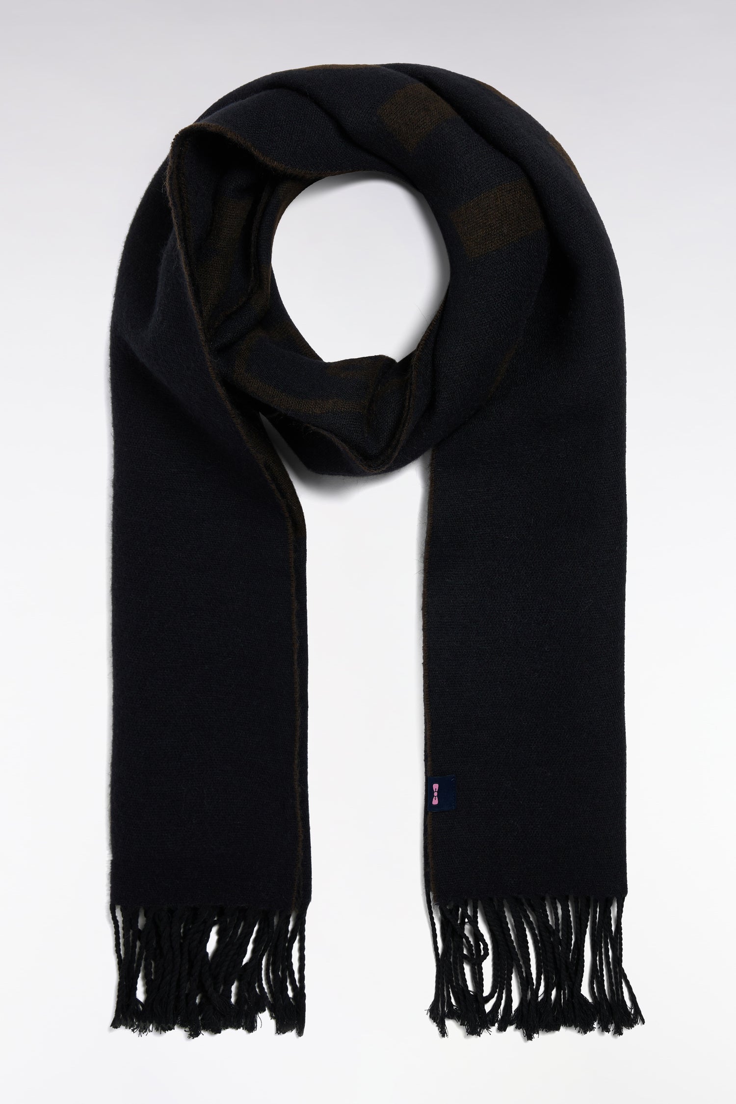 Écharpe jacquard Eden Park marine