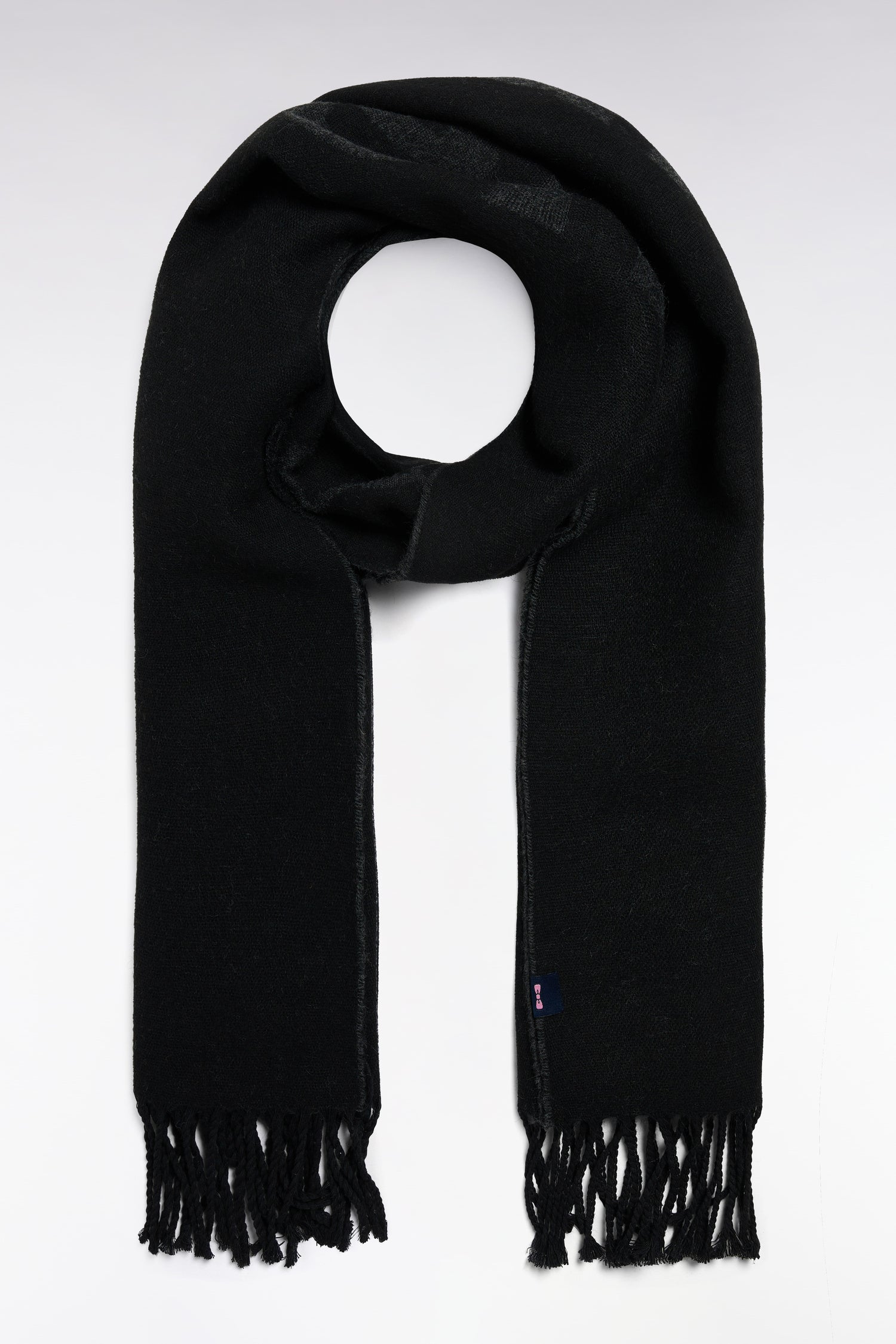 Écharpe jacquard Eden Park noir
