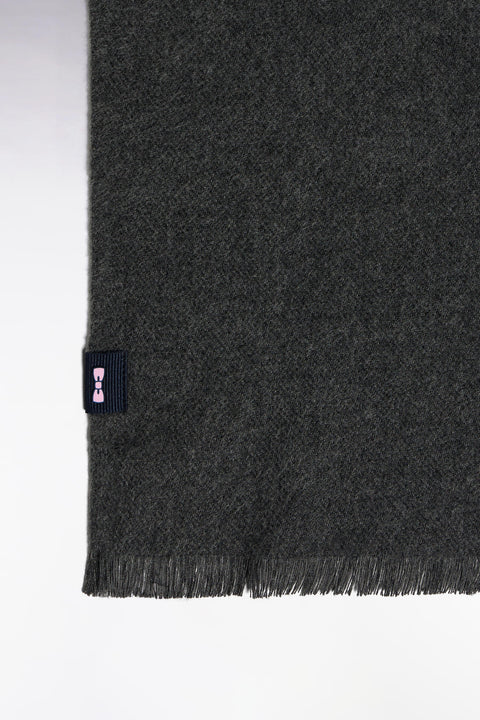 Écharpe légère gris chiné - Image 2