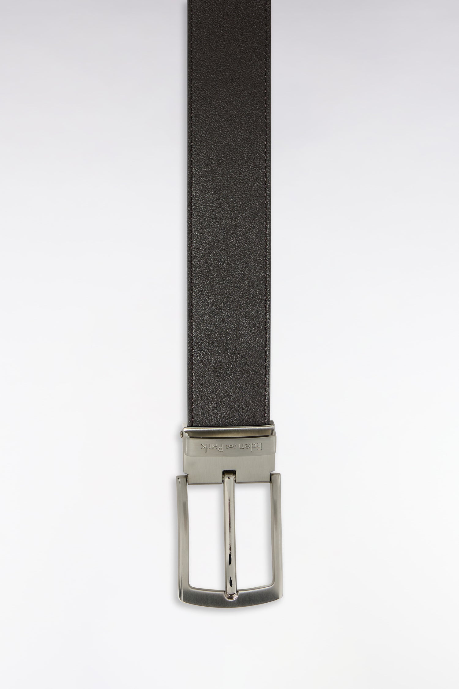 Coffret ceinture aus Leder réversible und boucles doubles aus métal argenté
