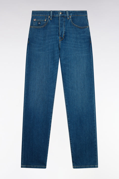 Jean en denim stretch bleu coupe regular - Image 2