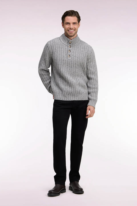 Jean en denim stretch one wash noir coupe regular - Image 3