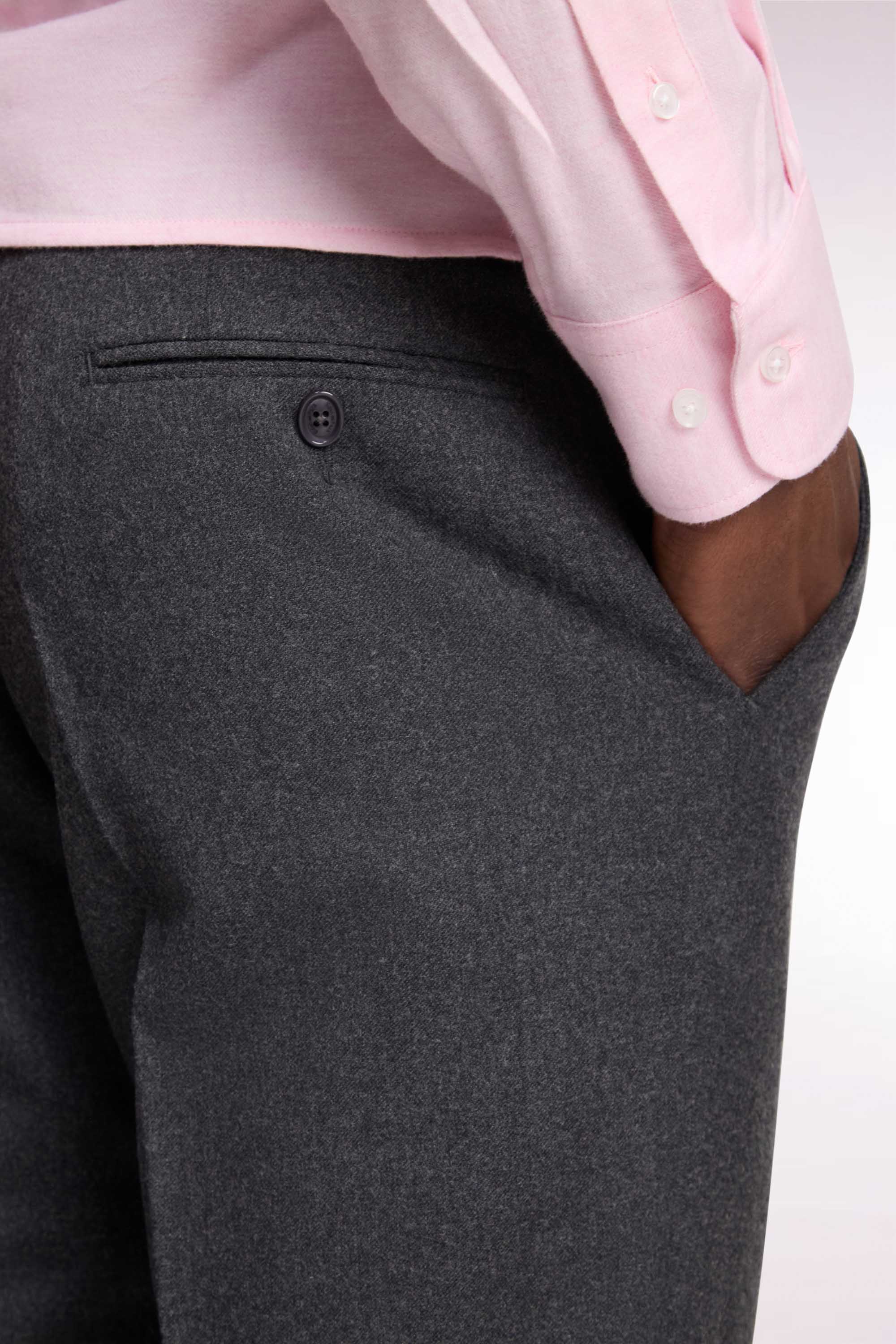 Pantalon gris chiné