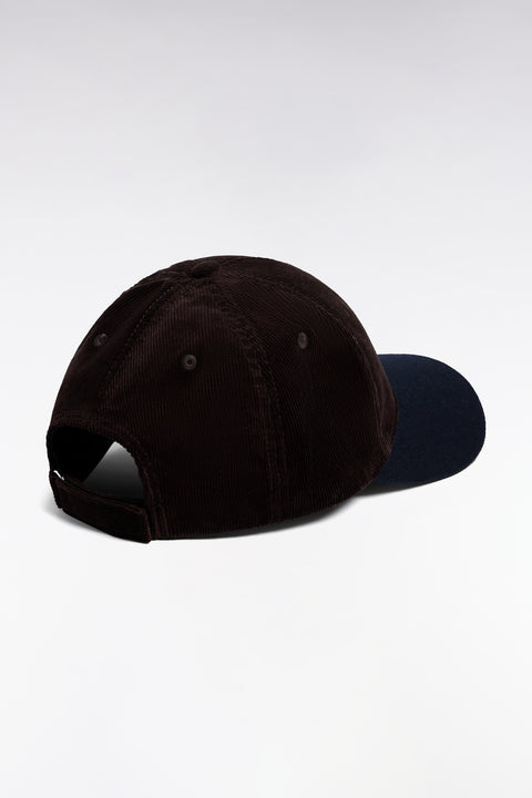 Casquette bimatière marron écusson Eden Park - Image 2