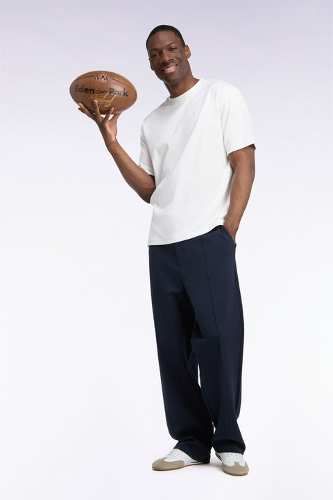 Loose fit unisex navy joggers - Image 1