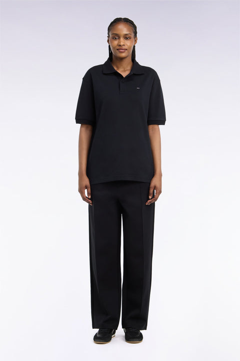 Jogging unisexe noir coupe loose - Image 3