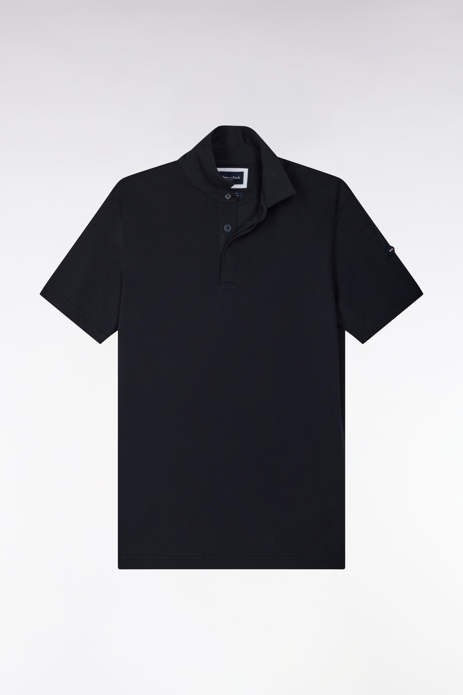 Polo golf manches courtes marine coupe droite