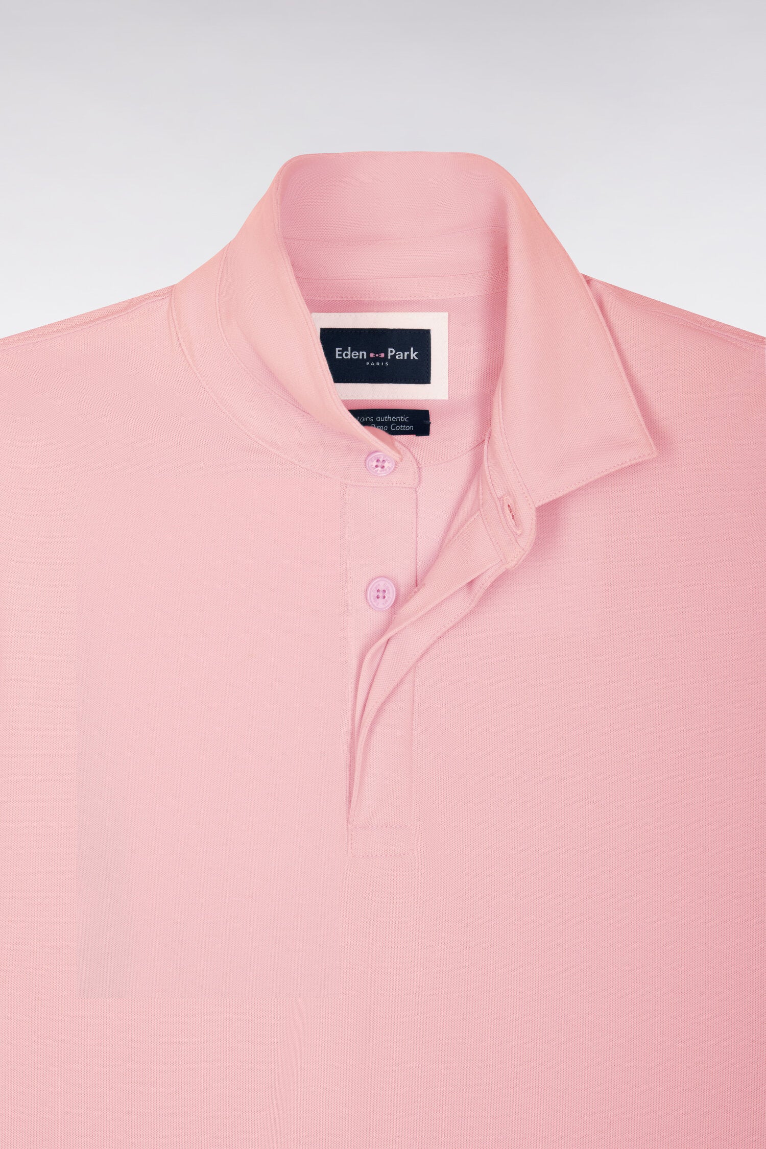 Poloshirt golf kurze Ärmel rosa gerade Passform