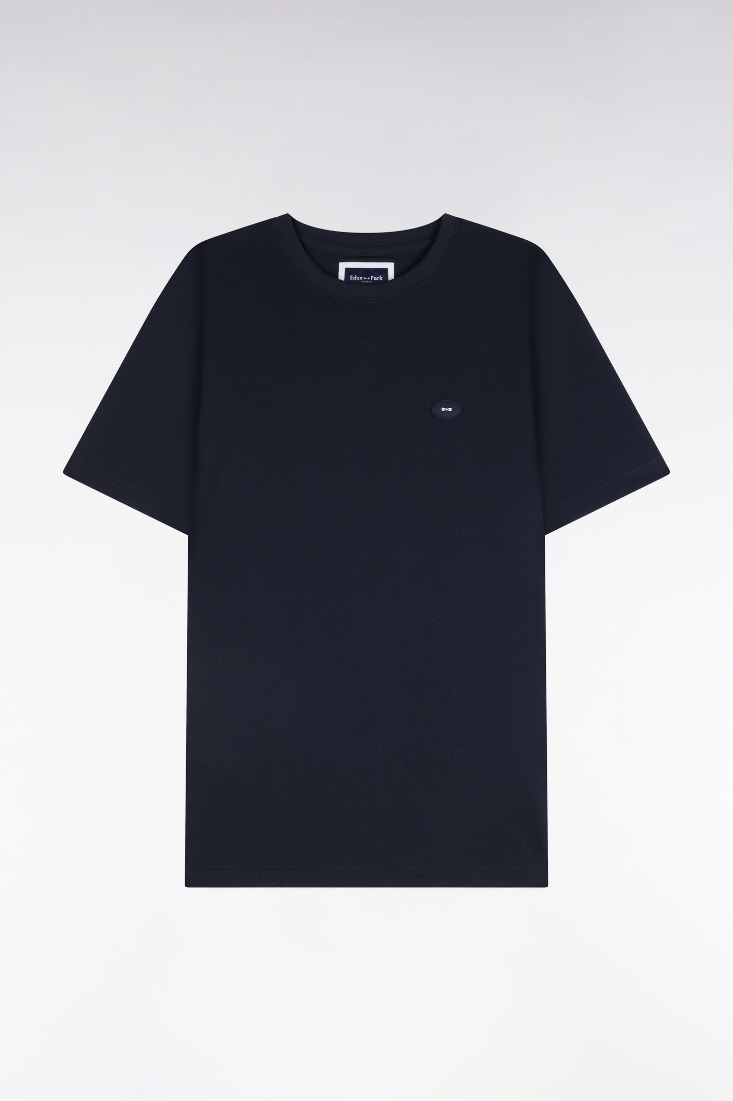 T-shirt manches courtes marine coupe droite