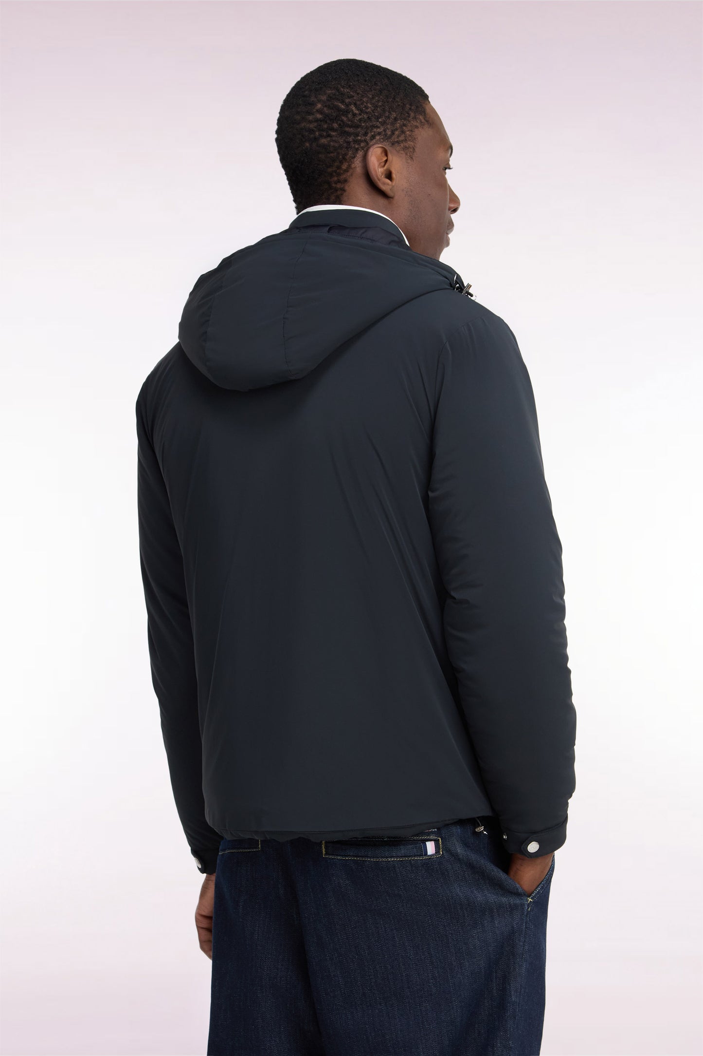 Doudoune en nylon noir