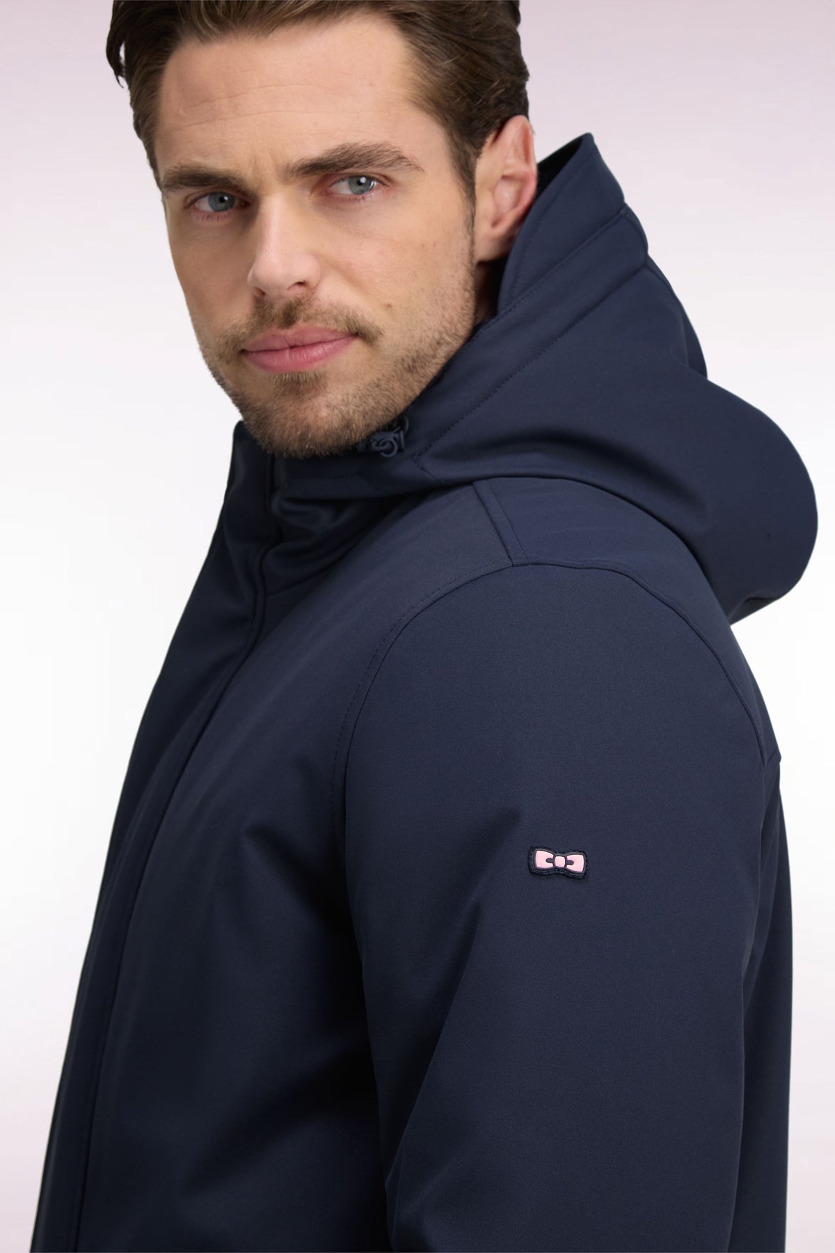 Parka longue marine