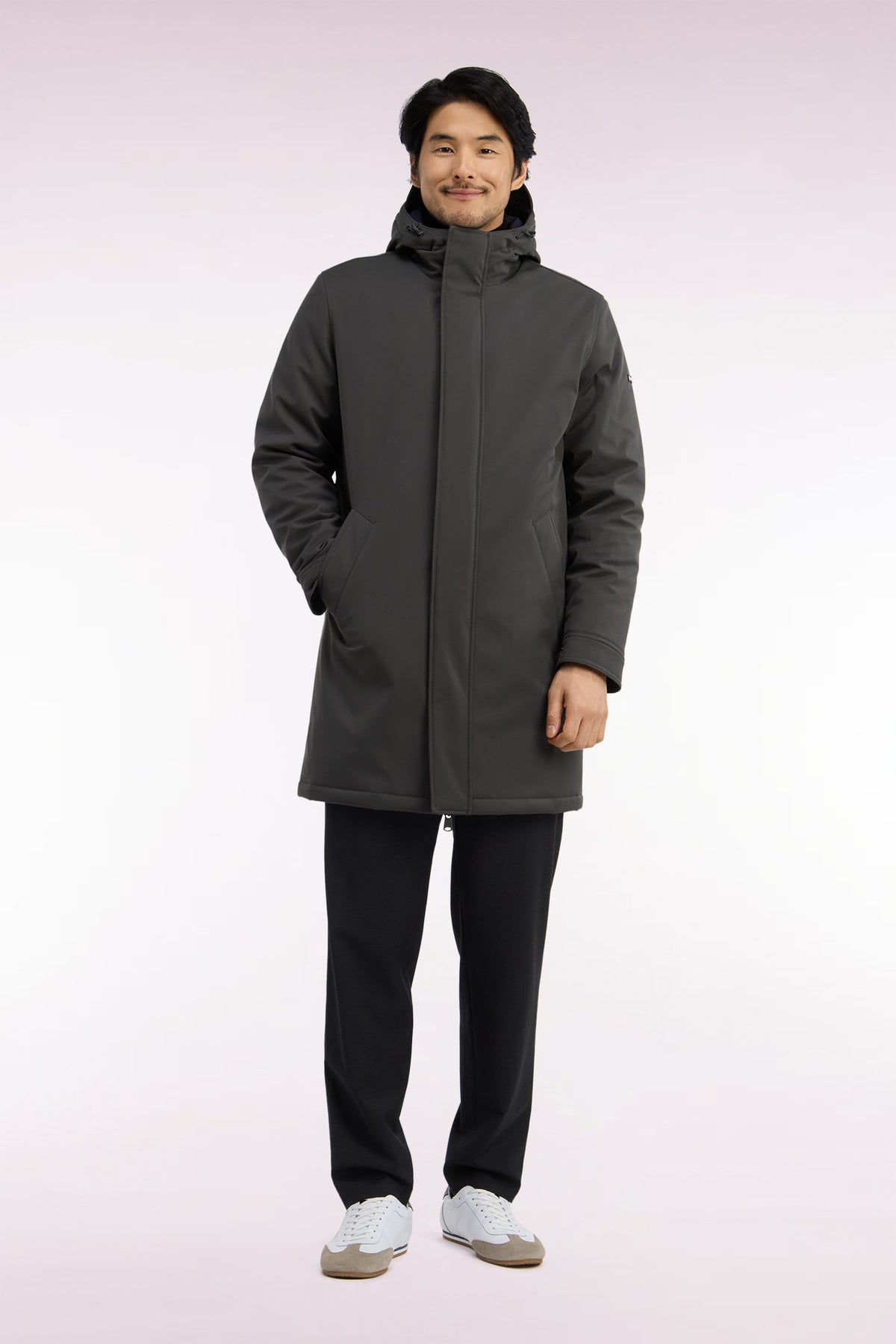 Parka longue kaki