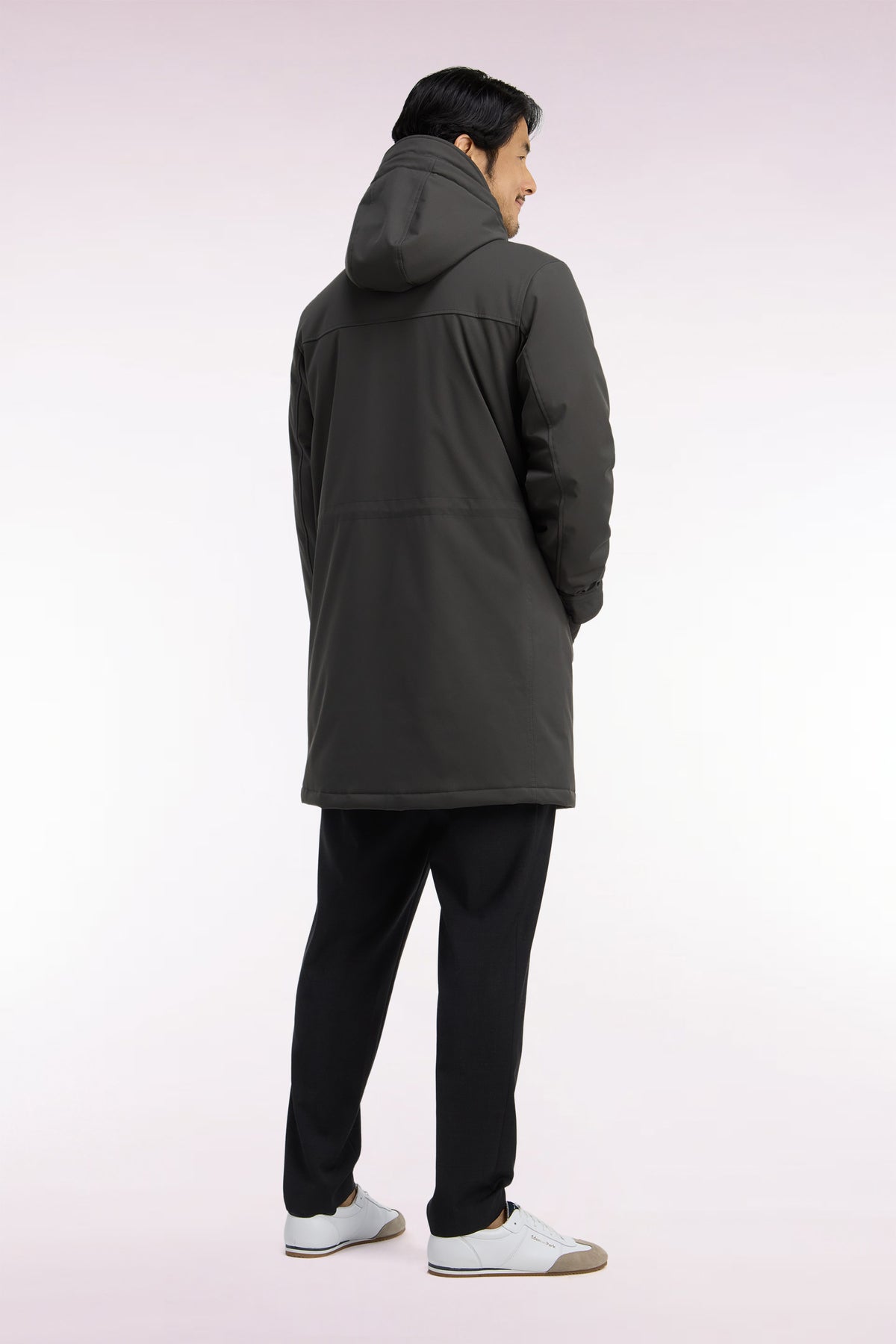 Parka longue kaki