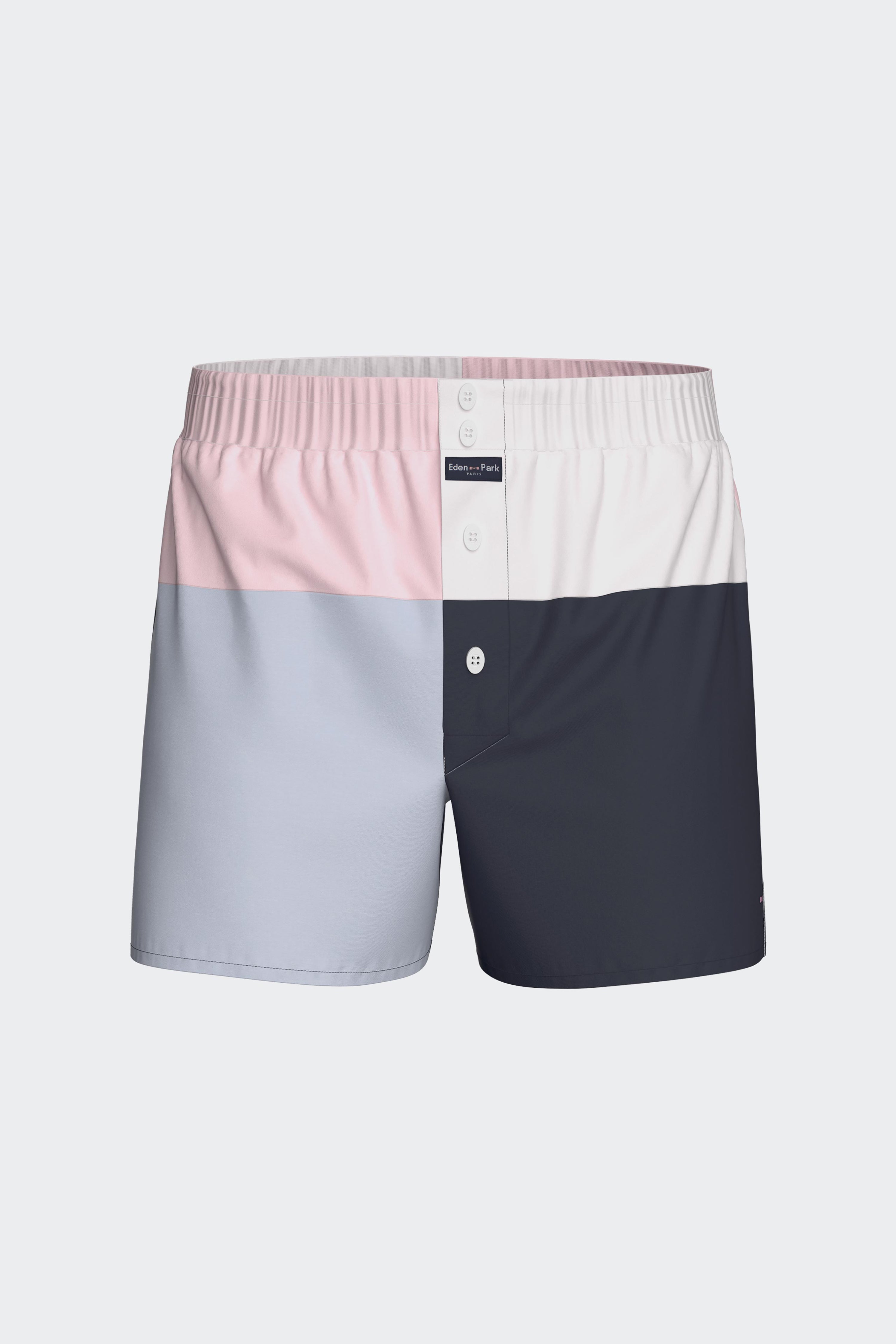 boxers in poplin of cotton navy