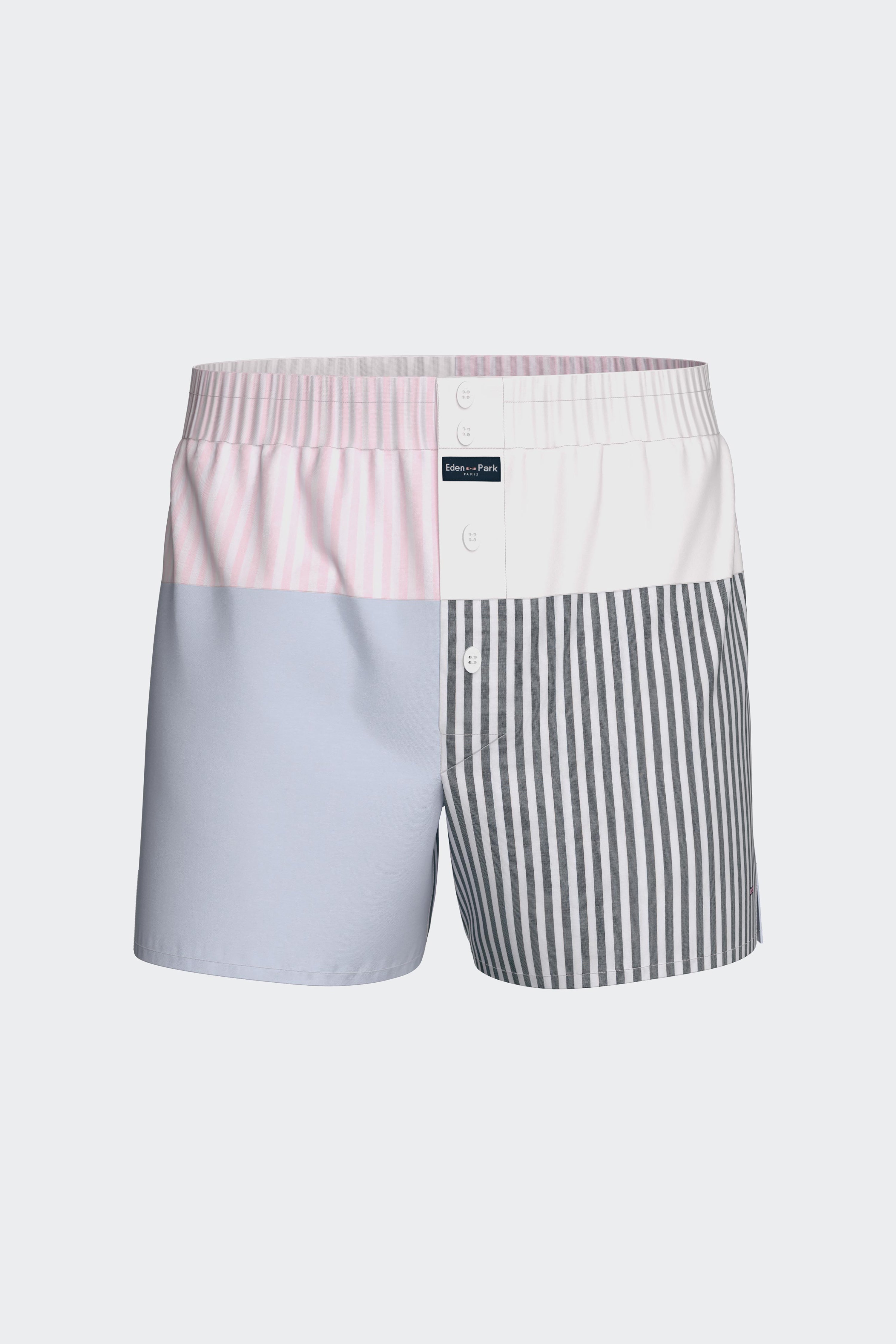 boxers in poplin of cotton navy