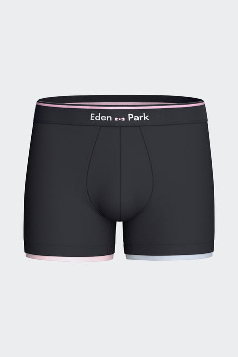 Boxer en coton stretch marine - Image 1