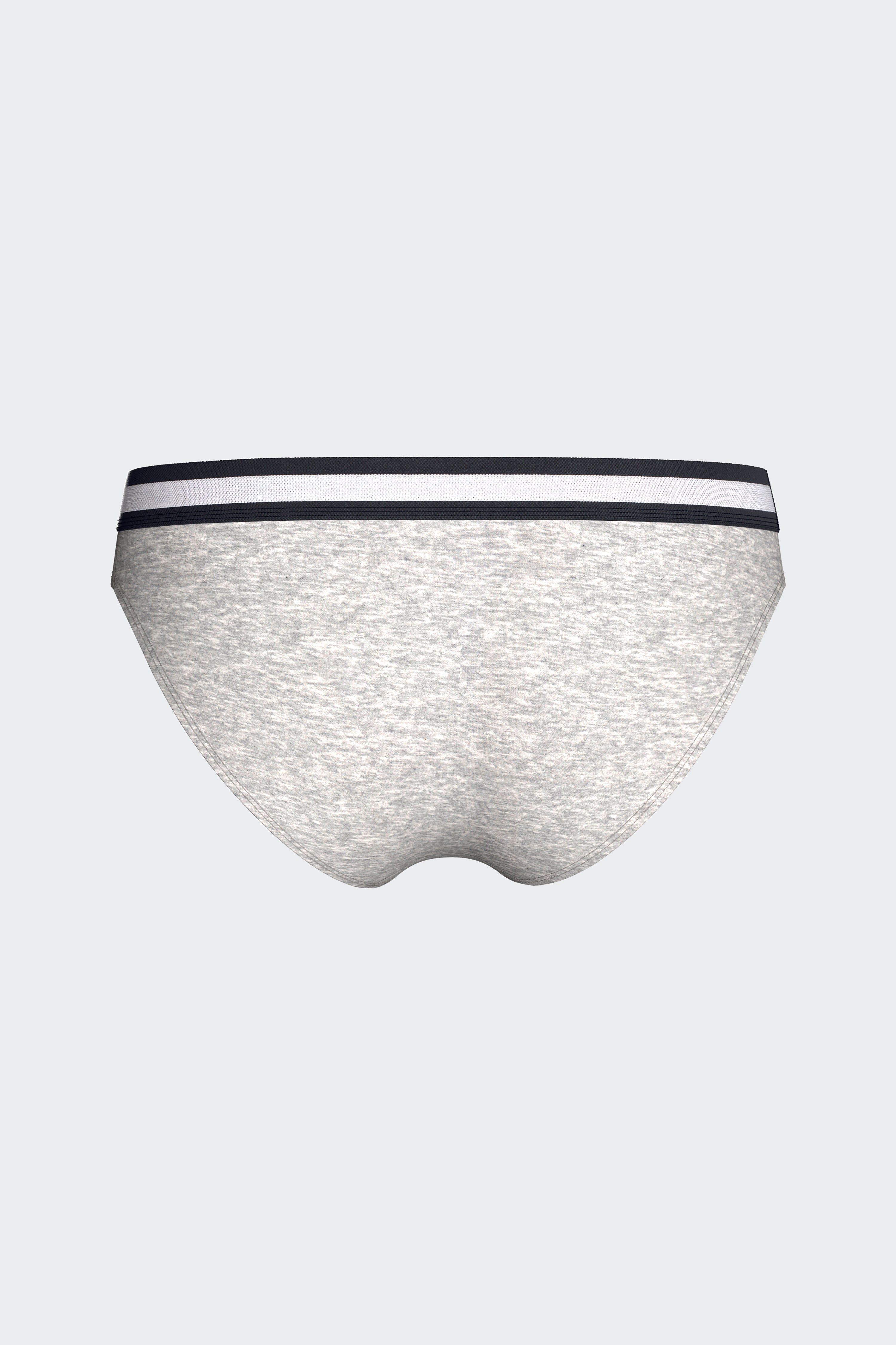Culotte unie en coton stretch gris