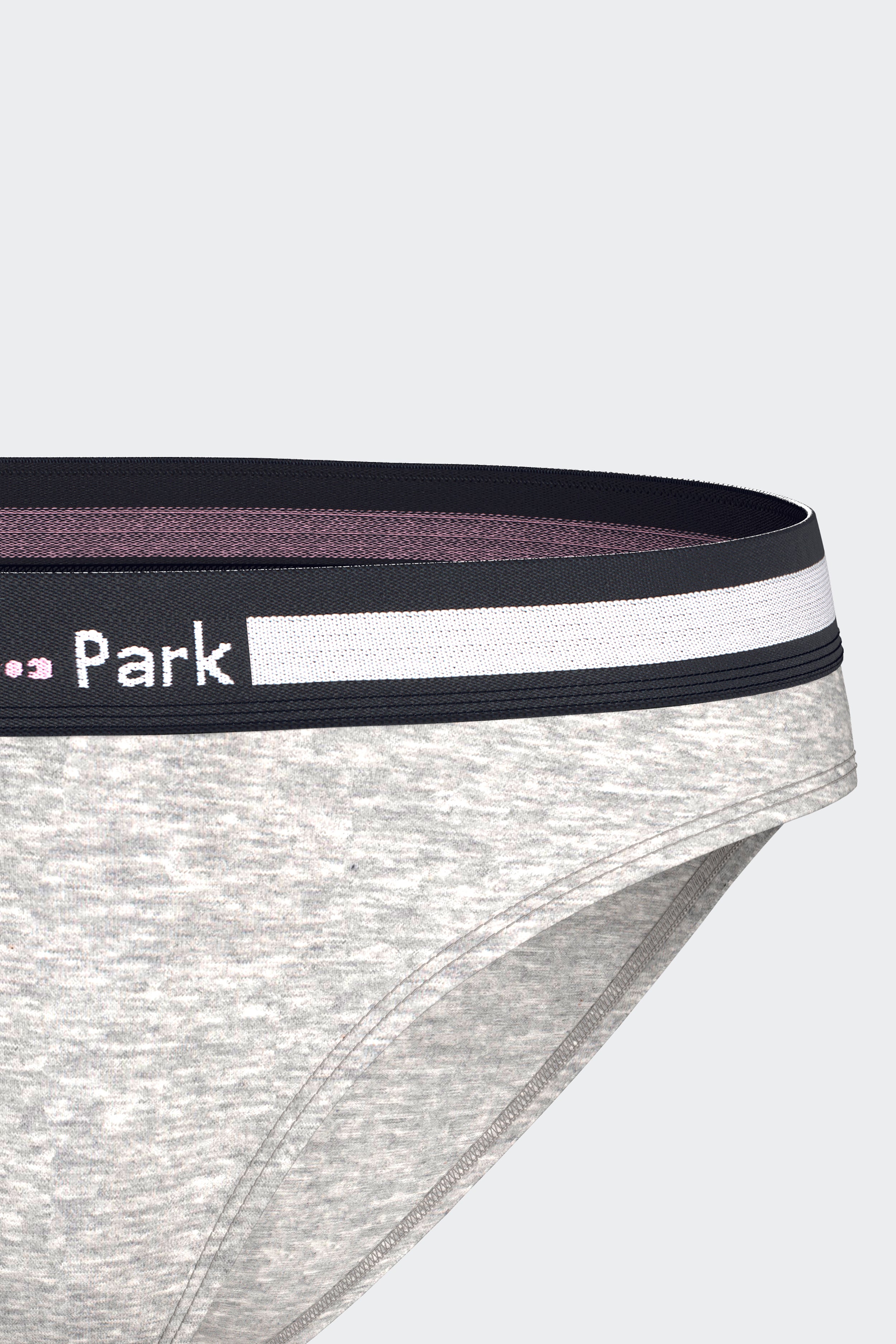 Culotte unie en coton stretch gris