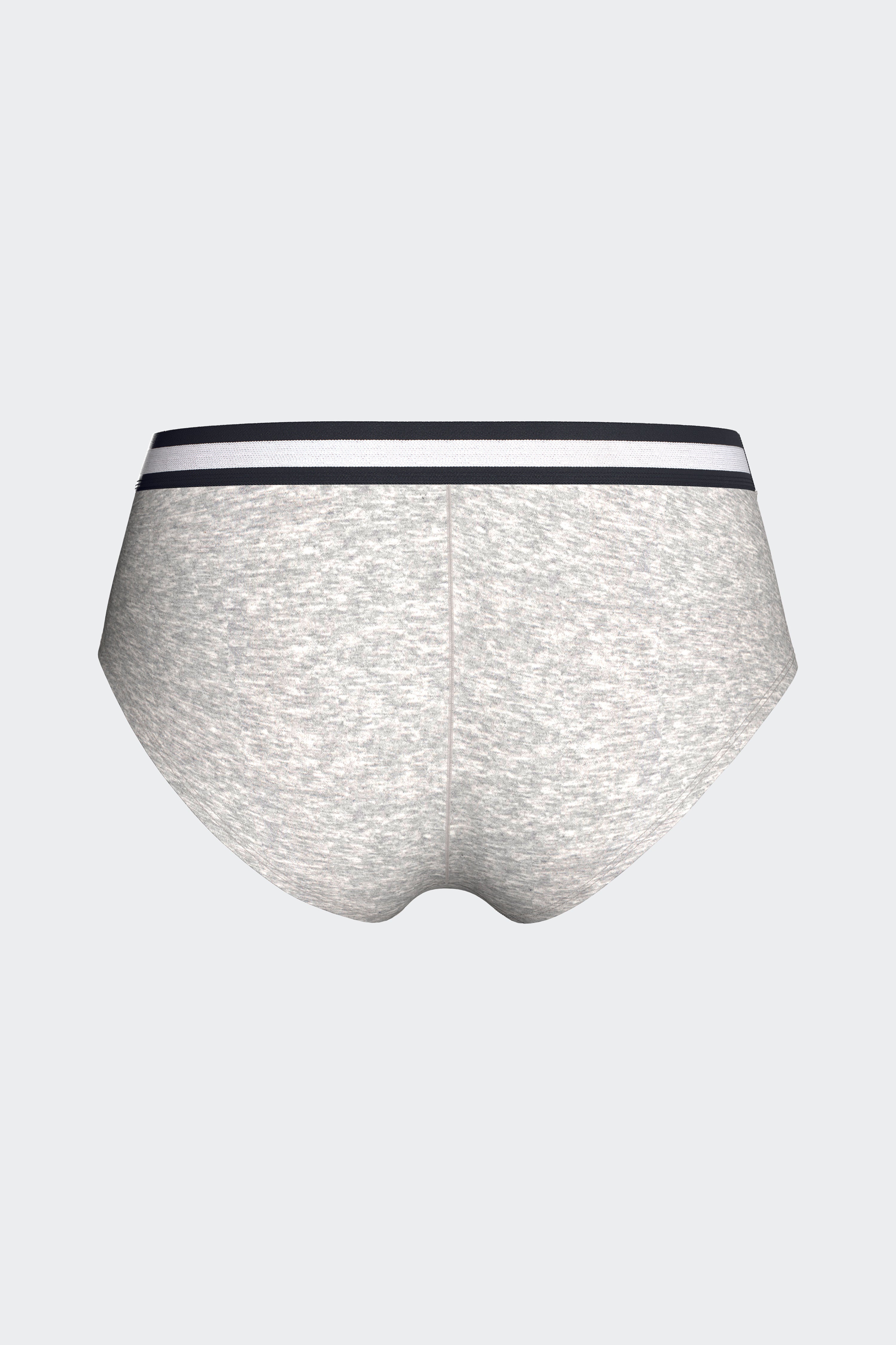 Shorty uni en coton stretch gris