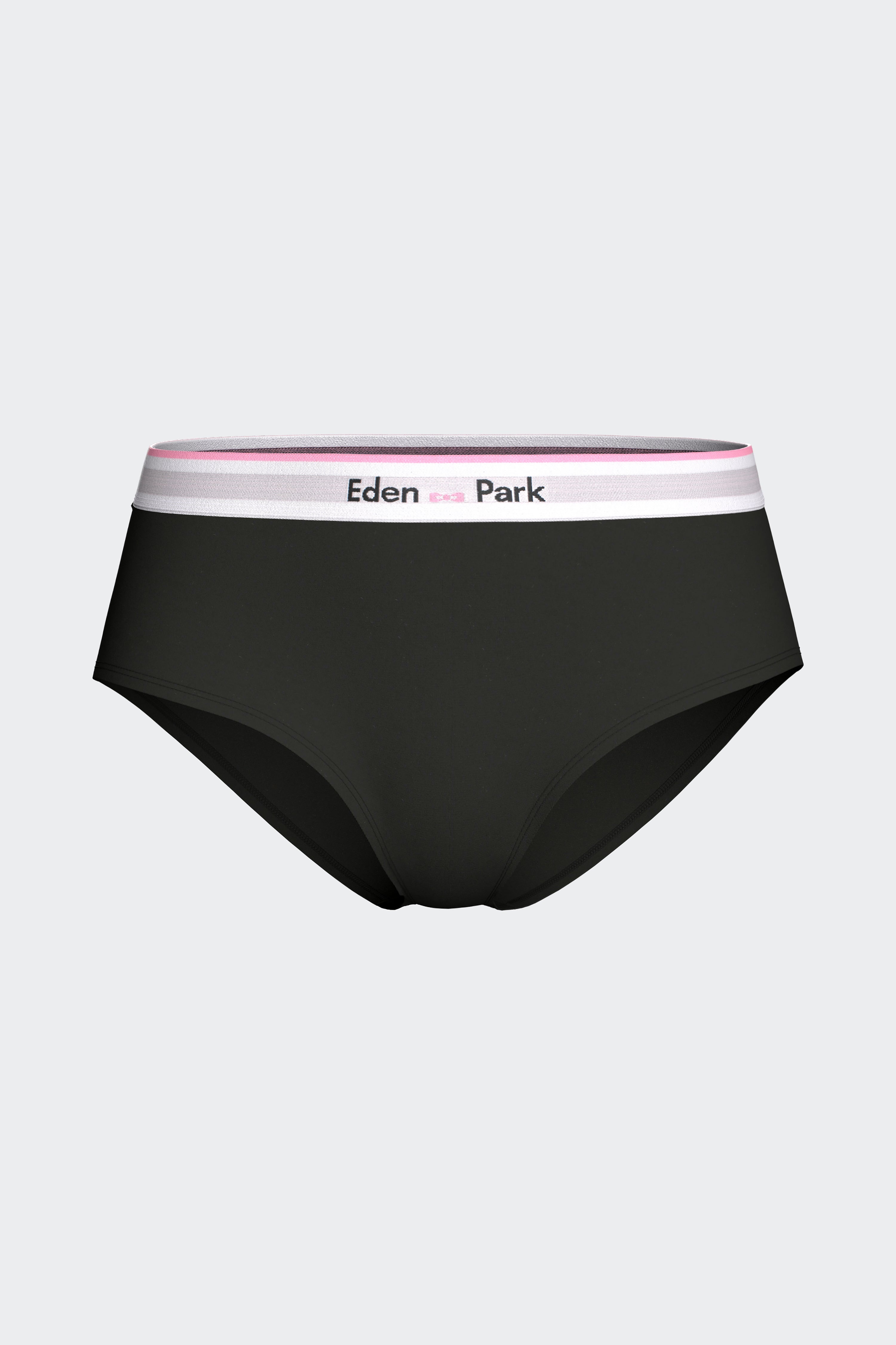Shorty uni en Tencel stretch noir