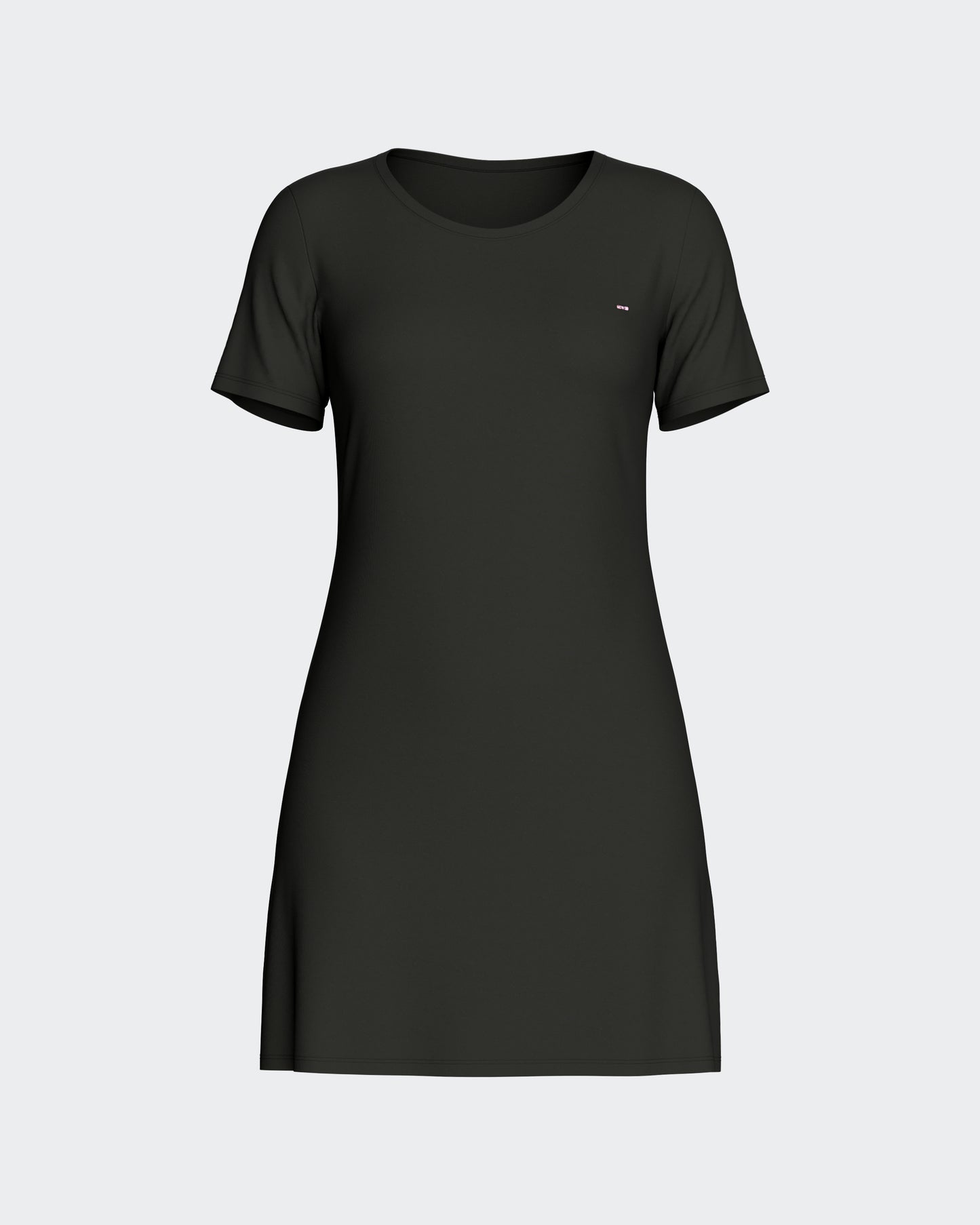 Nuisette unie en Tencel stretch noir