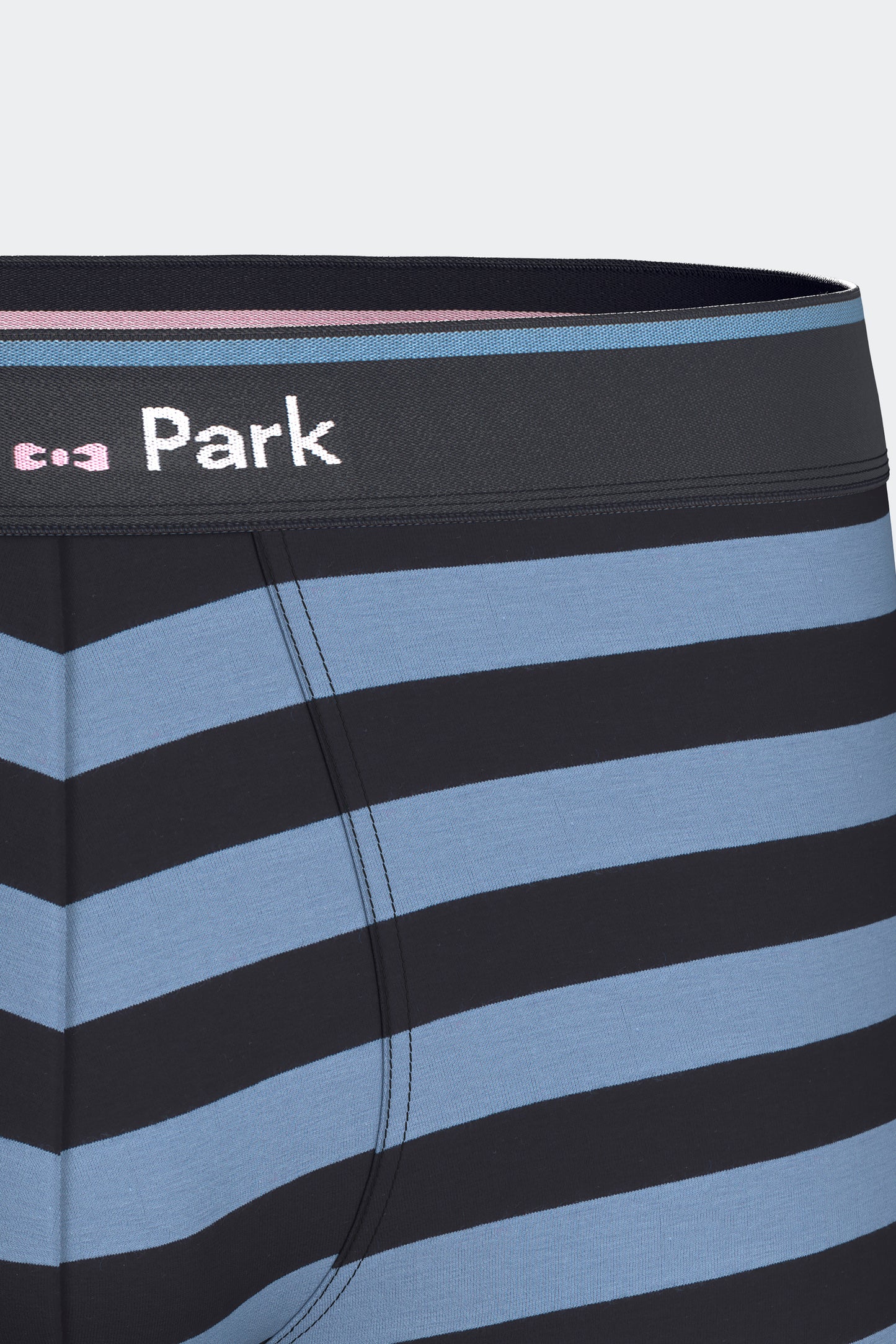 Lot de 2 boxers en jersey de coton stretch unis et rayés marine