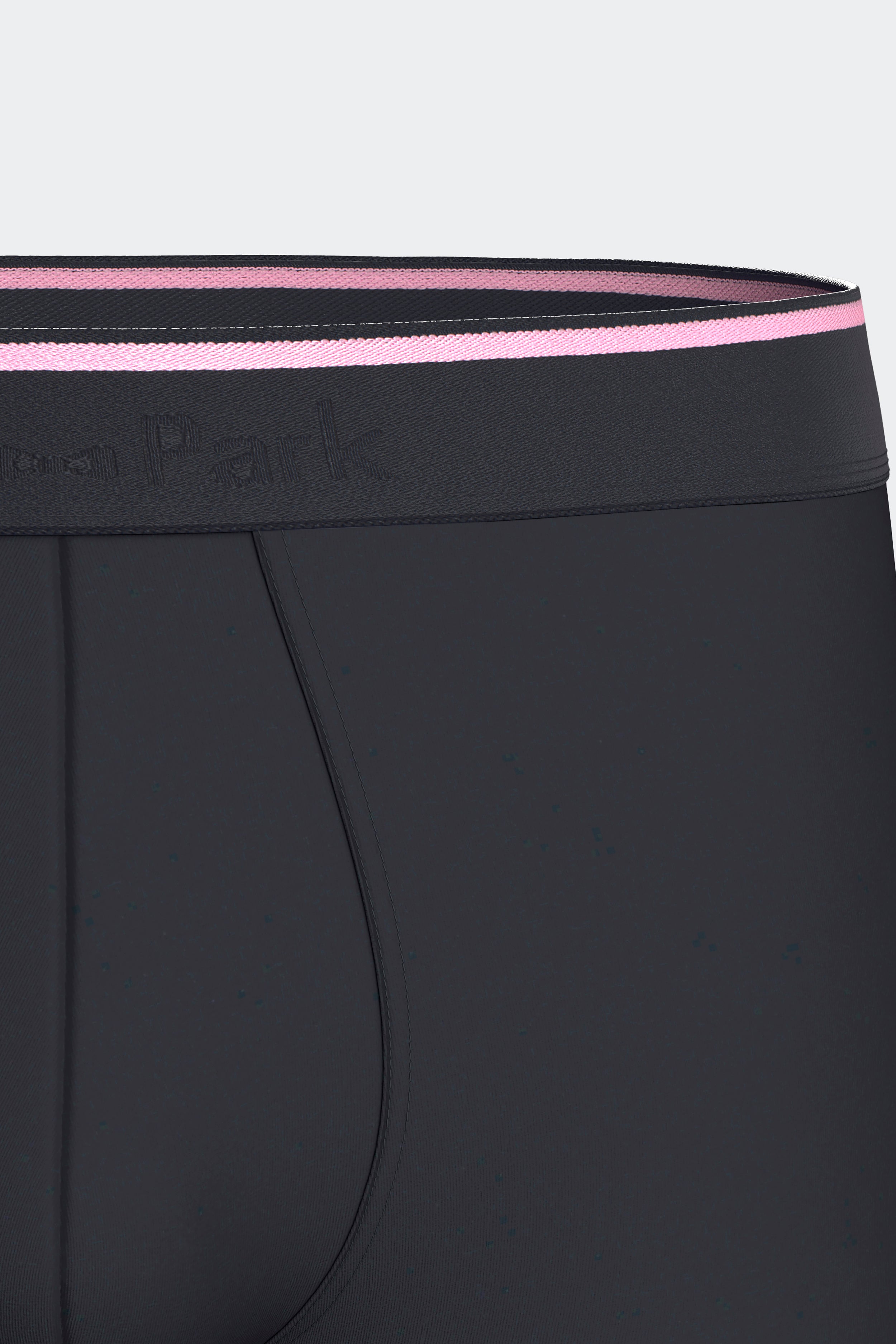 Lot de 2 boxers en jersey de coton stretch unis et imprimés marine