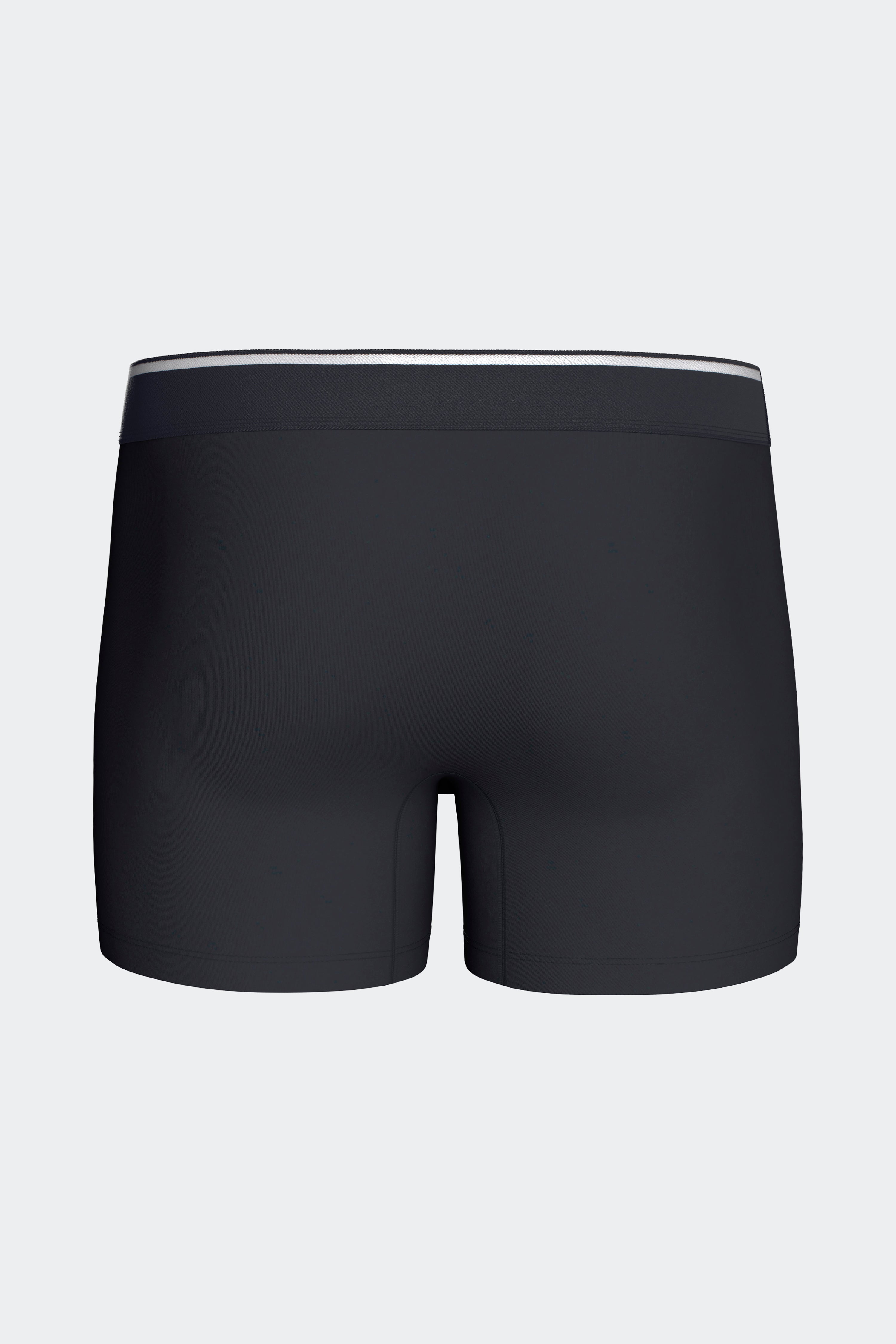 Lot de 2 boxers en jersey de coton stretch unis et imprimés vert