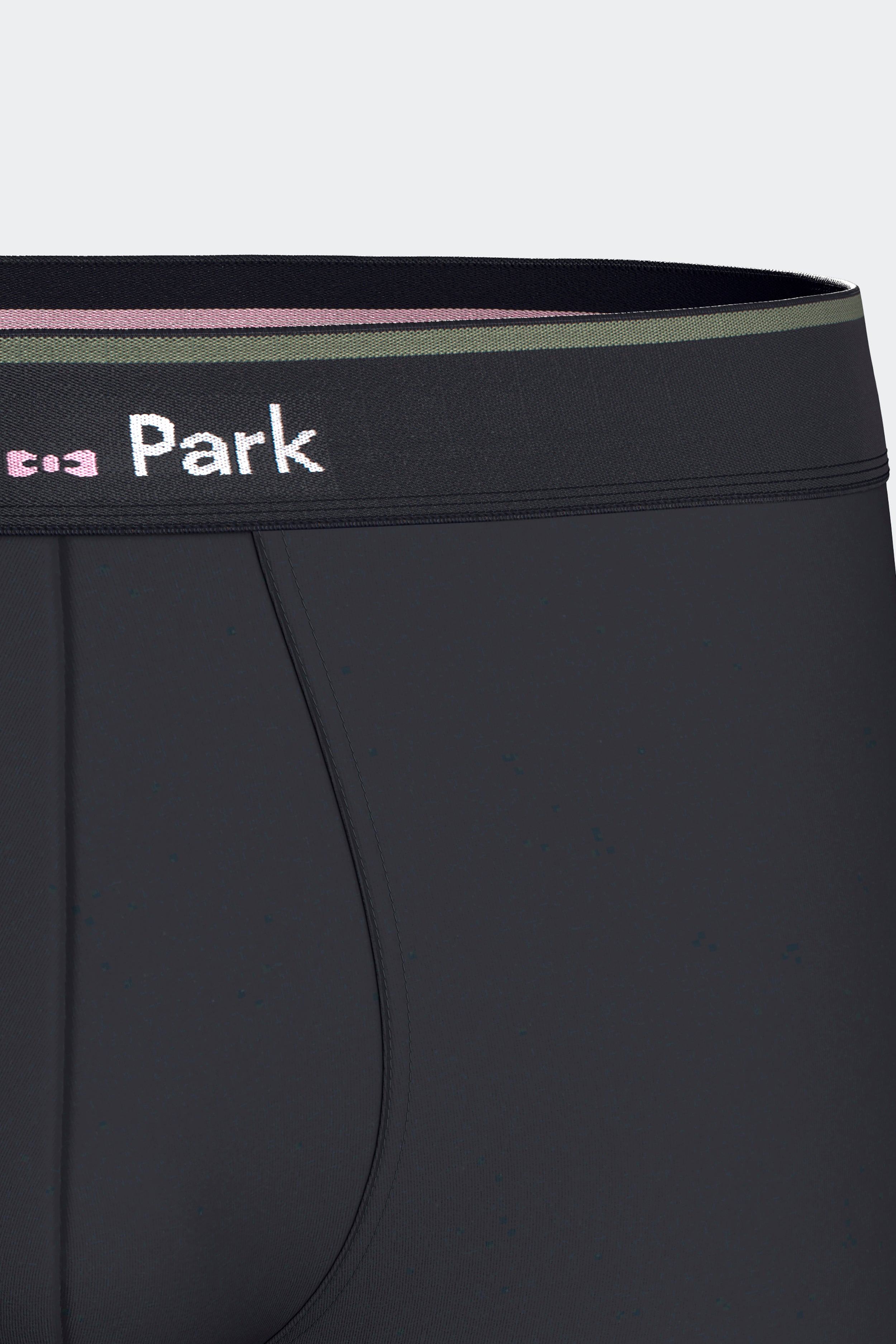 Lot de 2 boxers en jersey de coton stretch unis et damiers marine et kaki