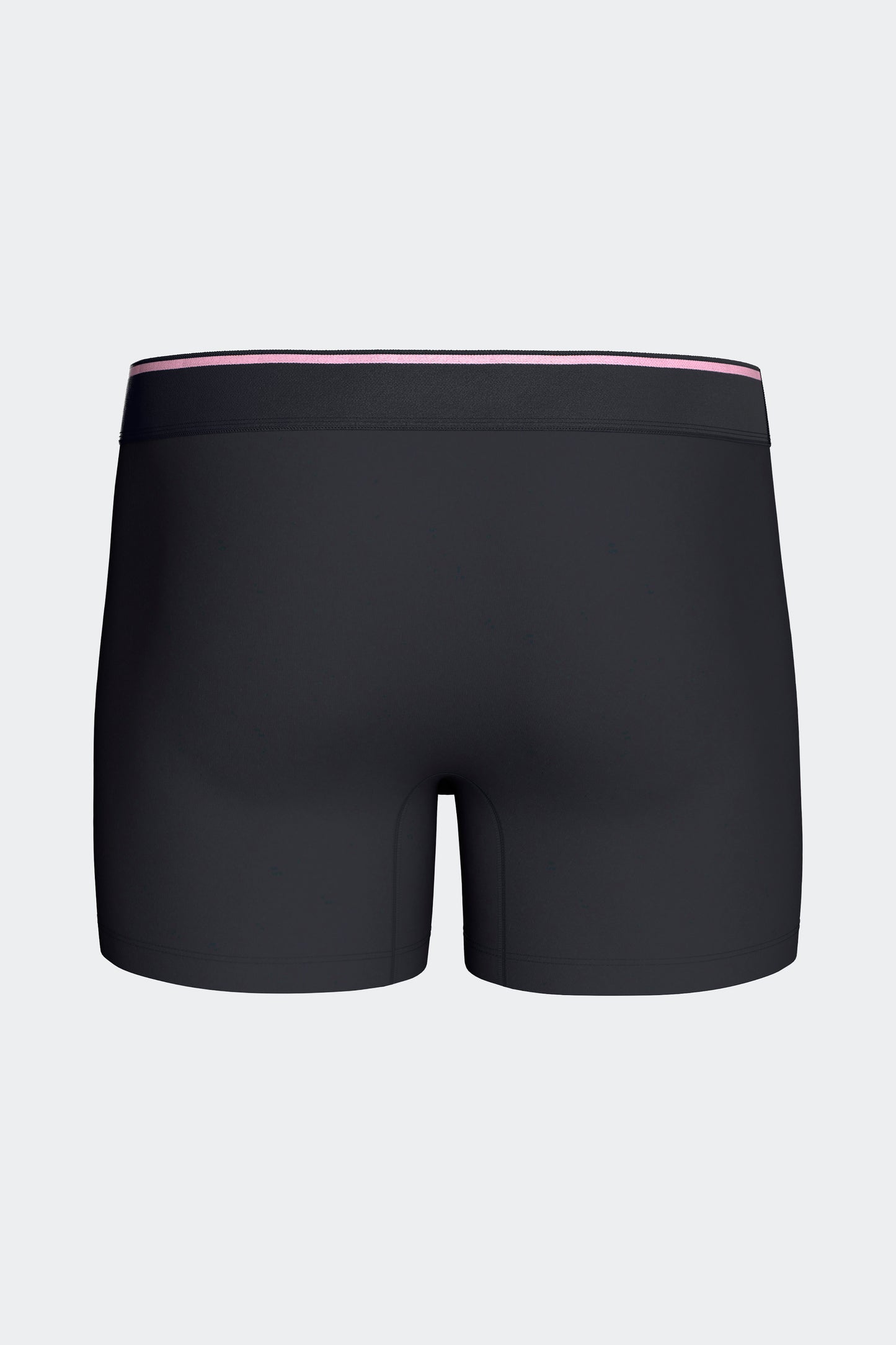 Lot de 2 boxers en jersey de coton stretch unis marine et gris