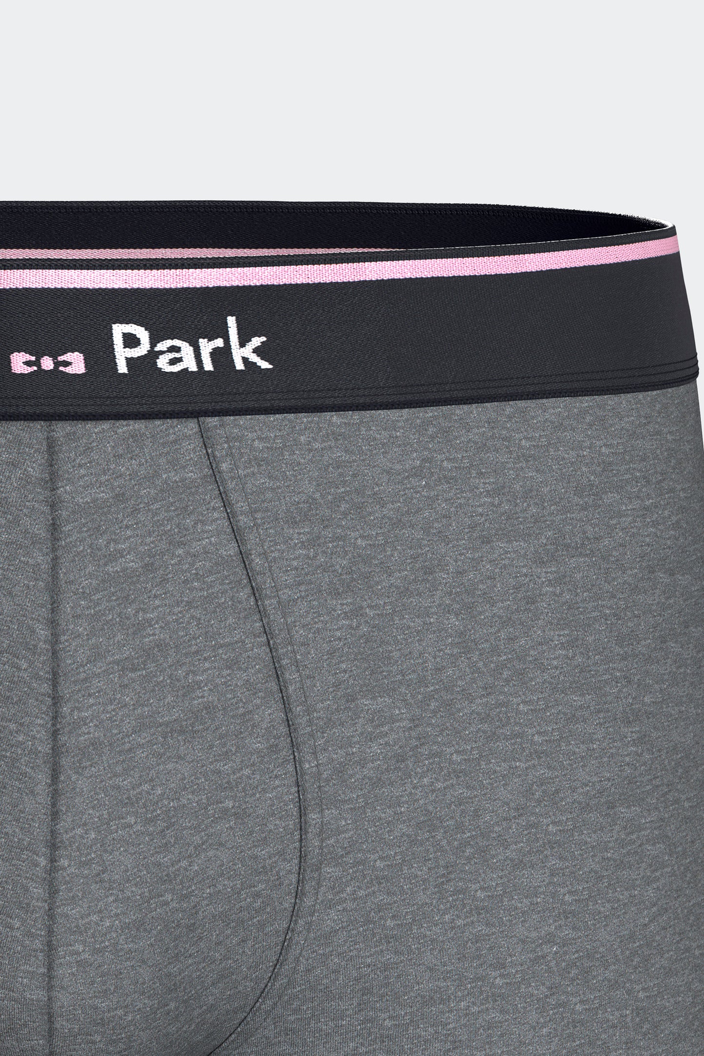 Lot de 2 boxers en jersey de coton stretch unis marine et gris