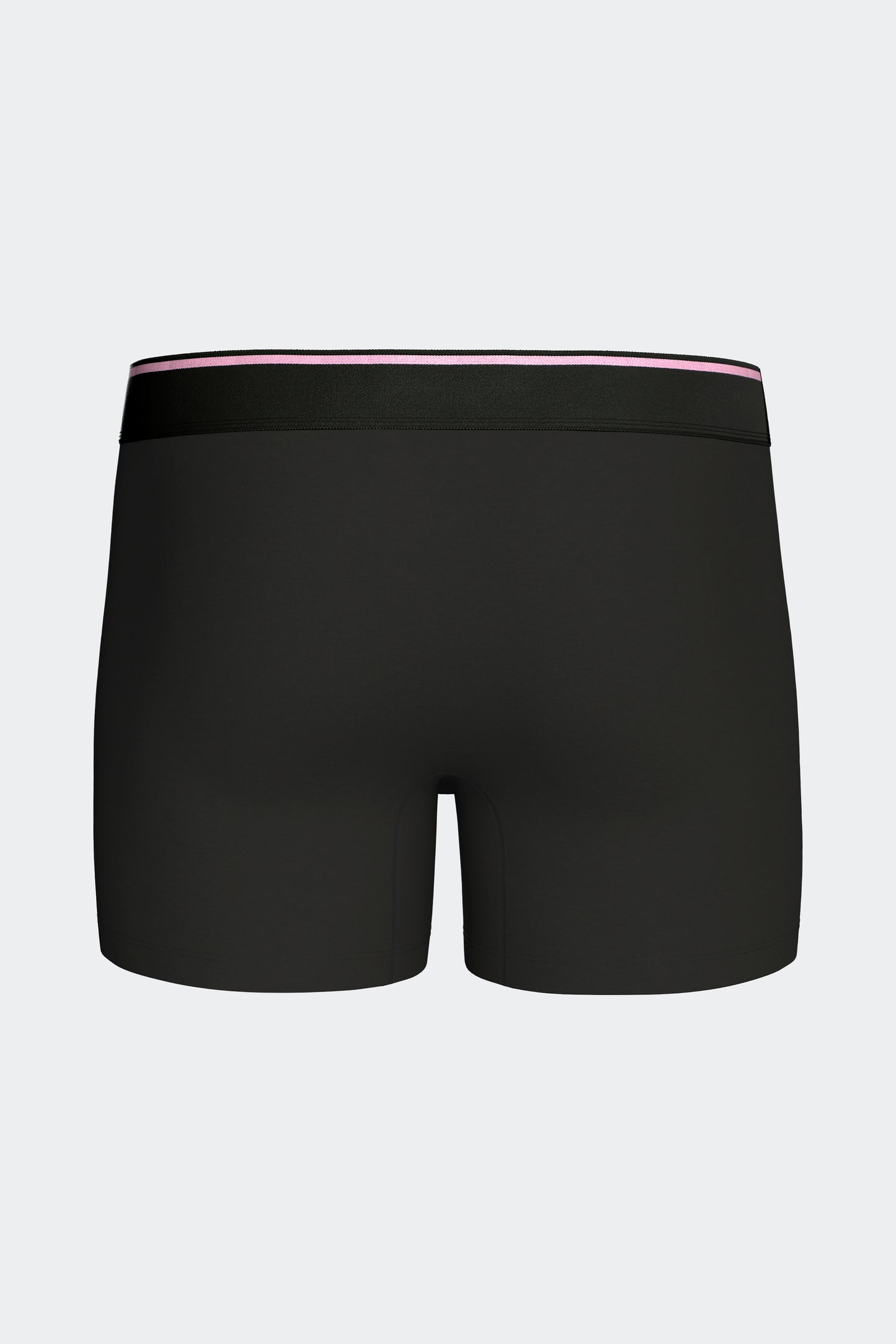 Lot de 2 boxers en jersey de coton stretch unis marine et noir