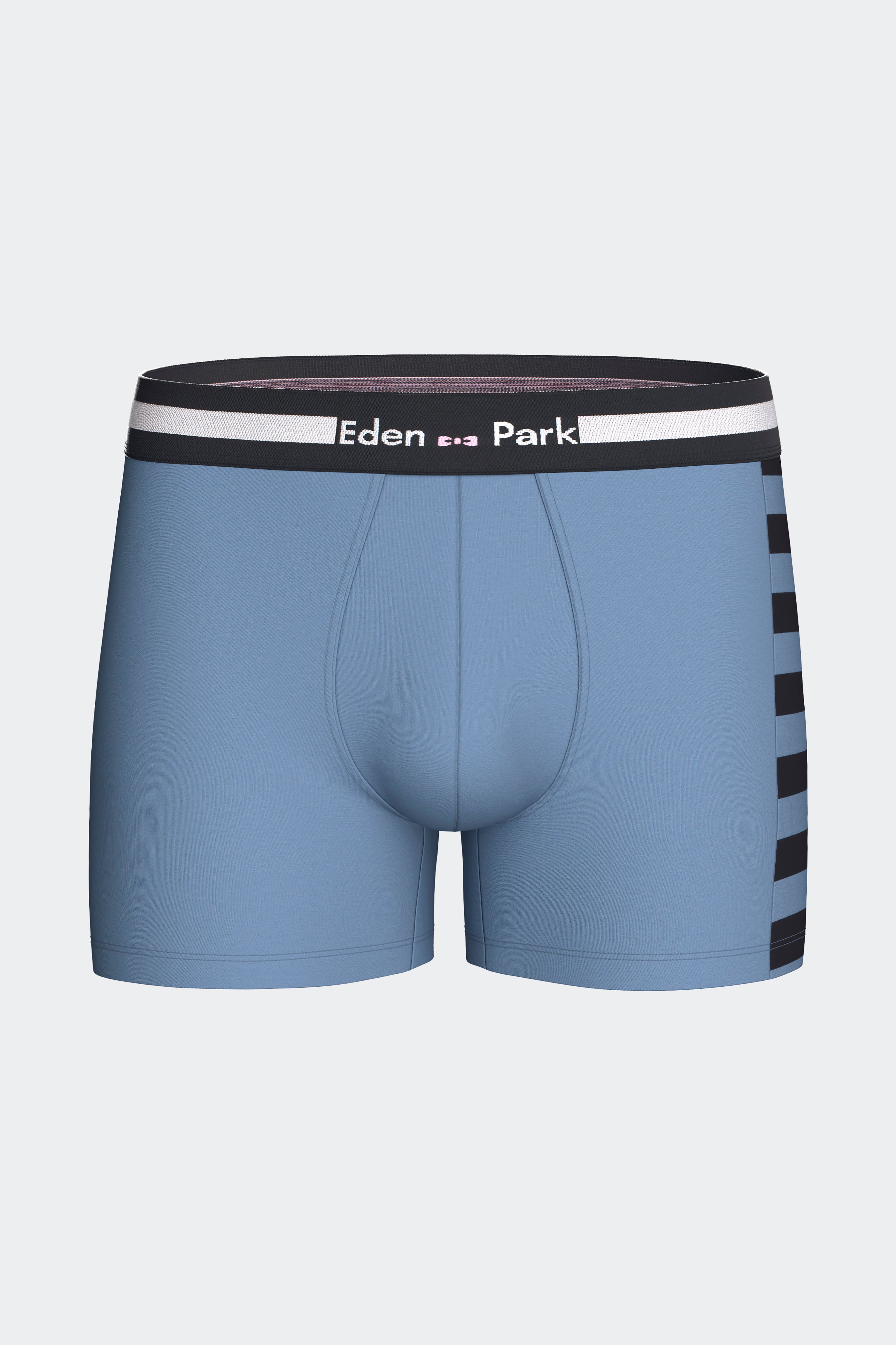 Lot de 2 boxers en jersey de coton stretch marine et ciel