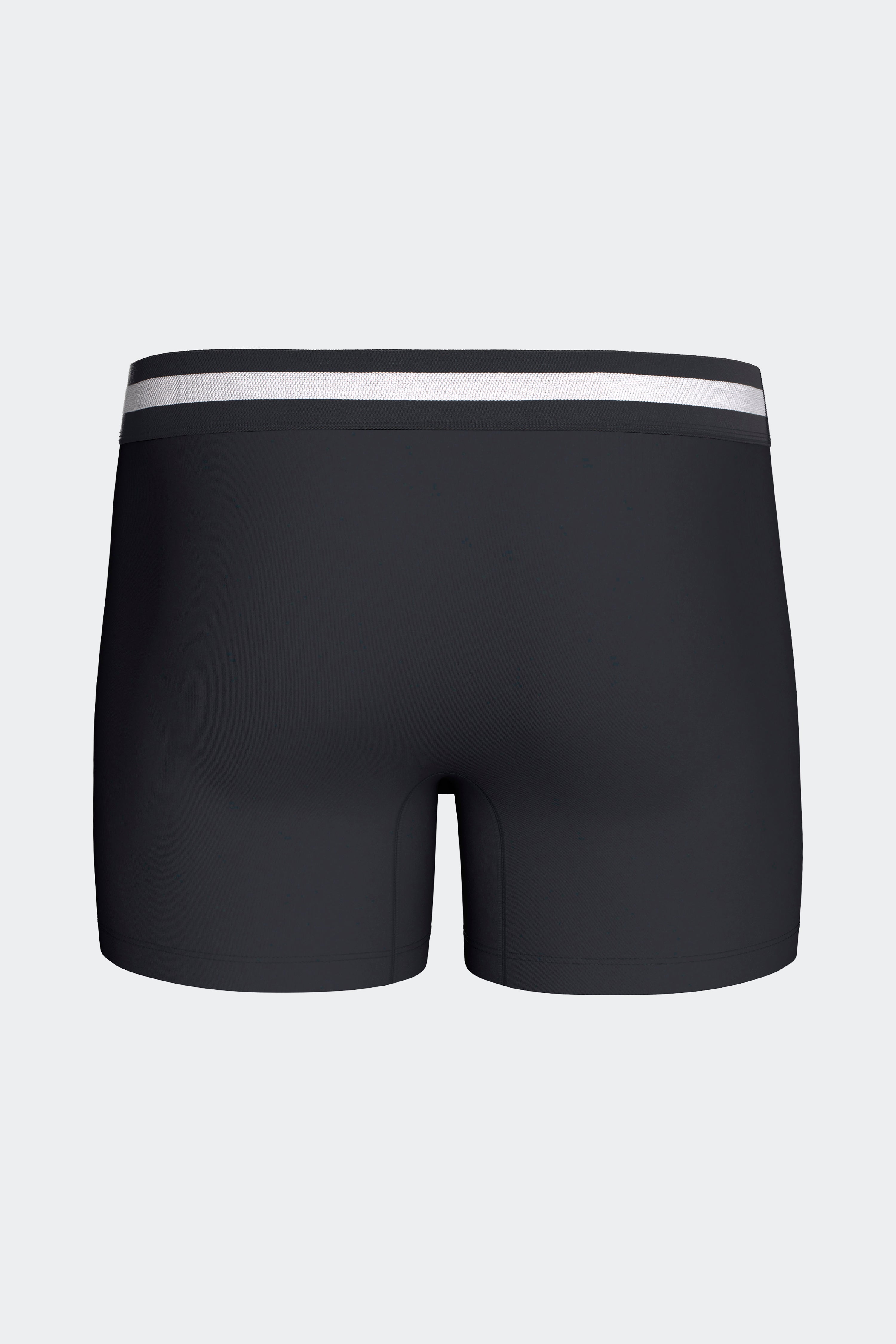 Lot de 2 boxers en jersey de coton stretch marine et ciel
