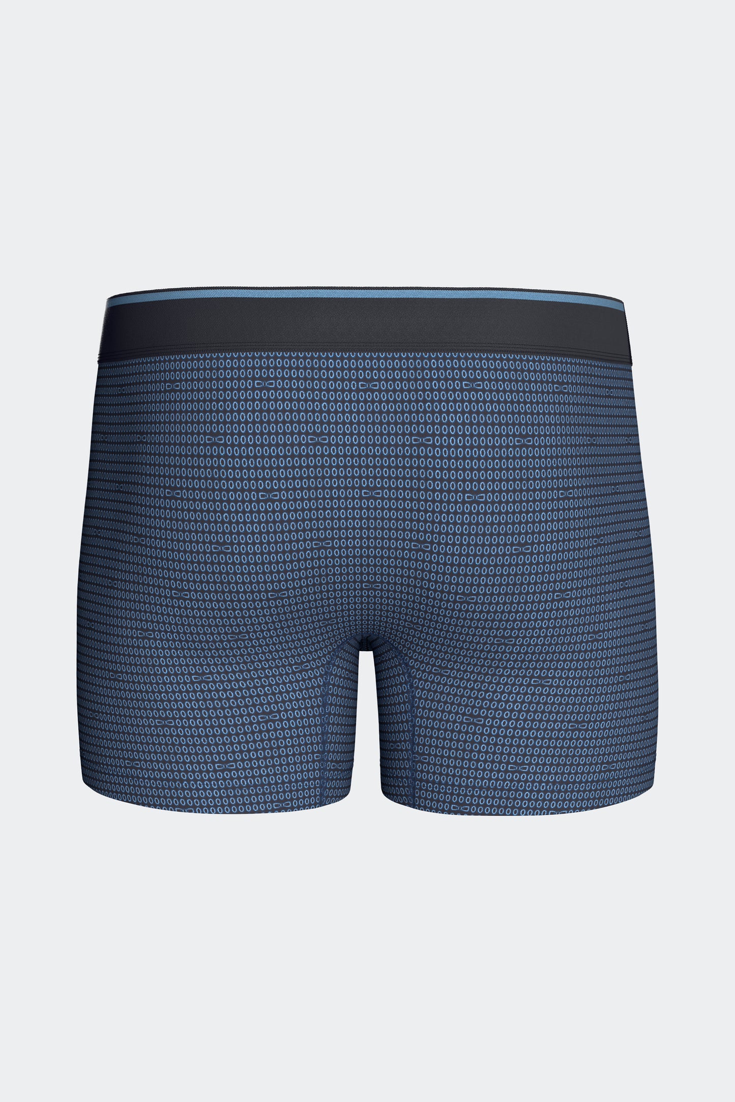 Lot de 2 boxers en jersey de coton stretch unis et imprimés marine