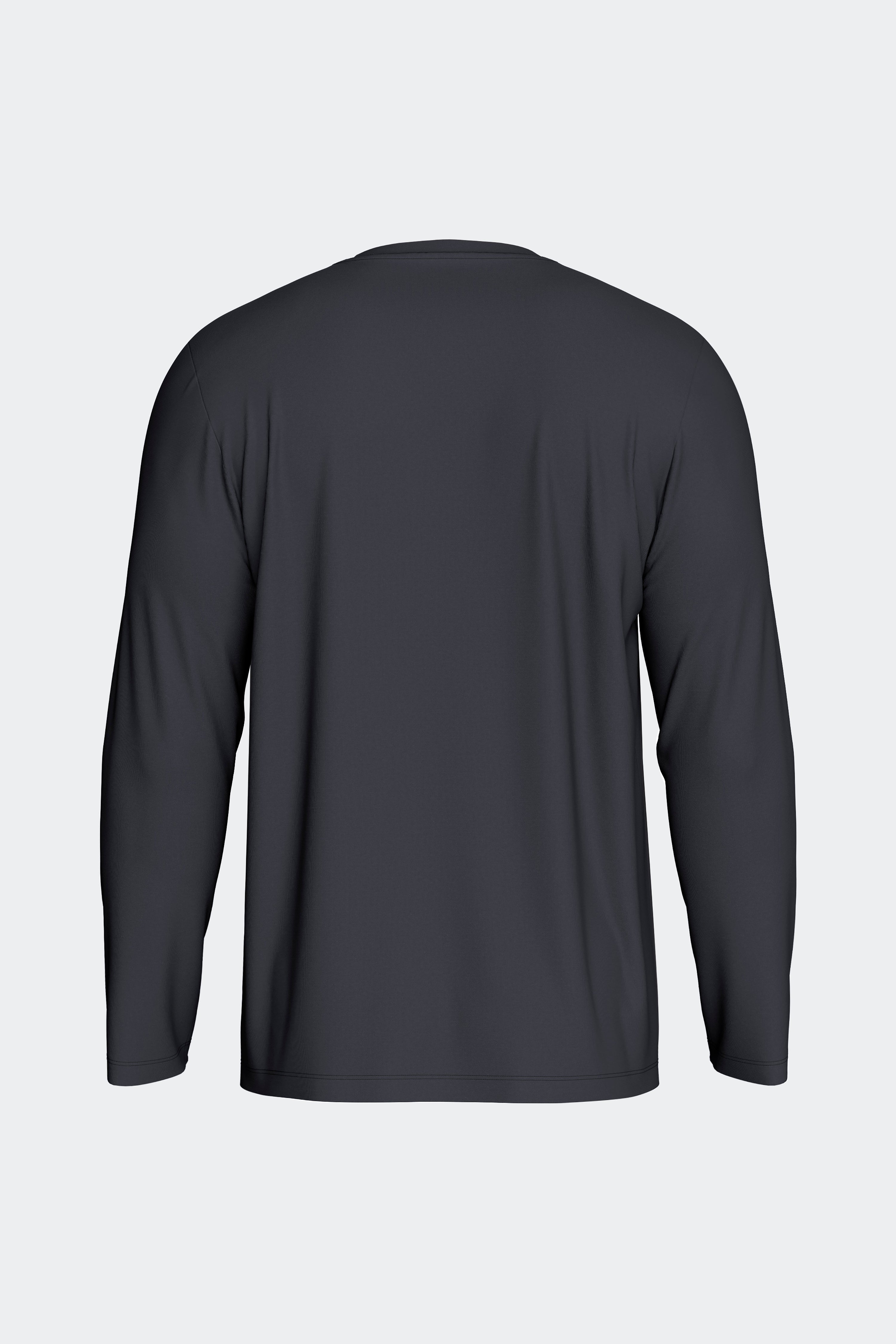 Ensemble pyjama long en coton T-shirt uni marine et pantalon imprimé nœuds papillon