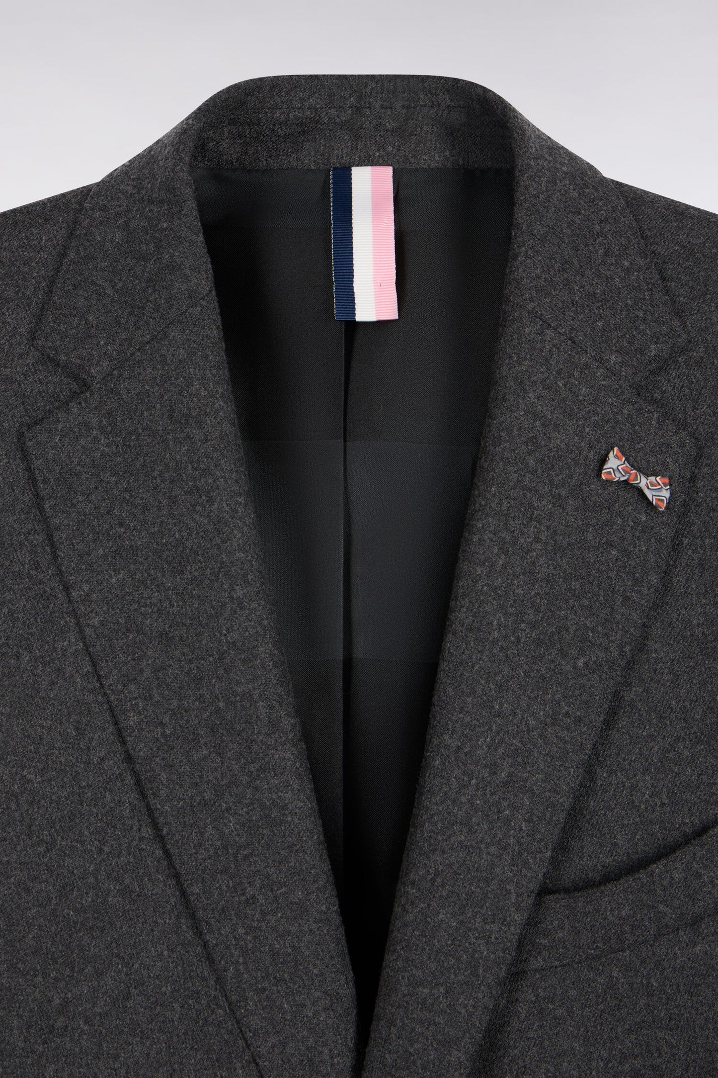 Veste de costume thermocollée grise