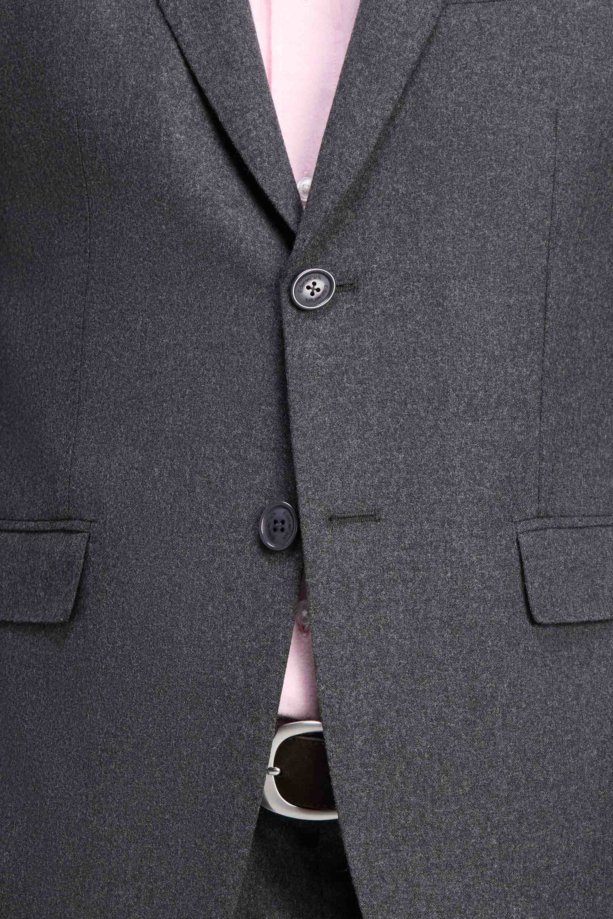 Veste de costume thermocollée grise