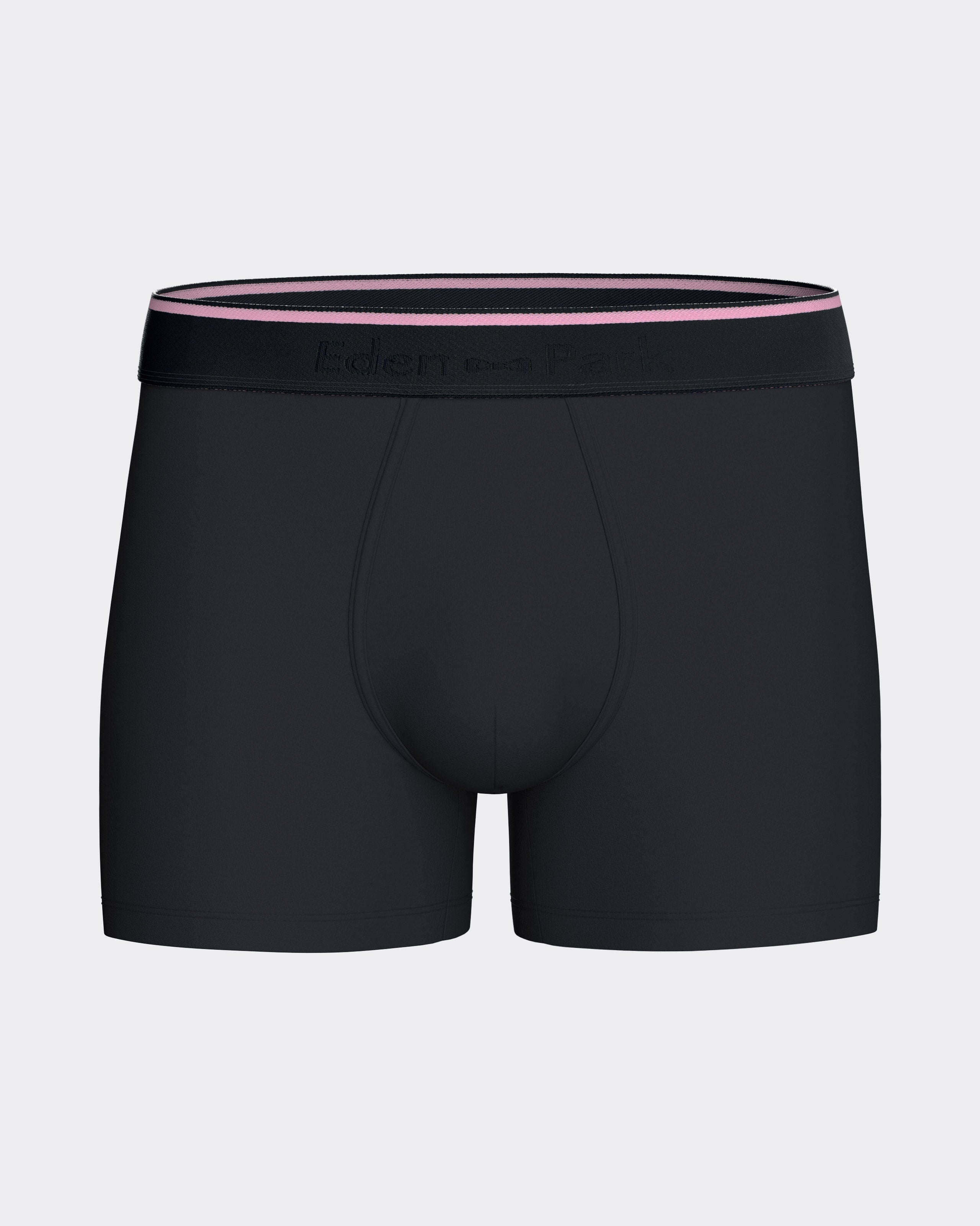 Lot de deux boxers en jersey de coton stretch marine uni et ciel micromotifs 10