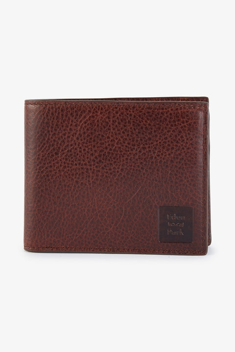 Portefeuille en cuir marron foncé - Image 1