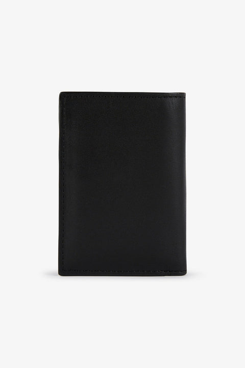 Portefeuille noir en cuir - Image 3
